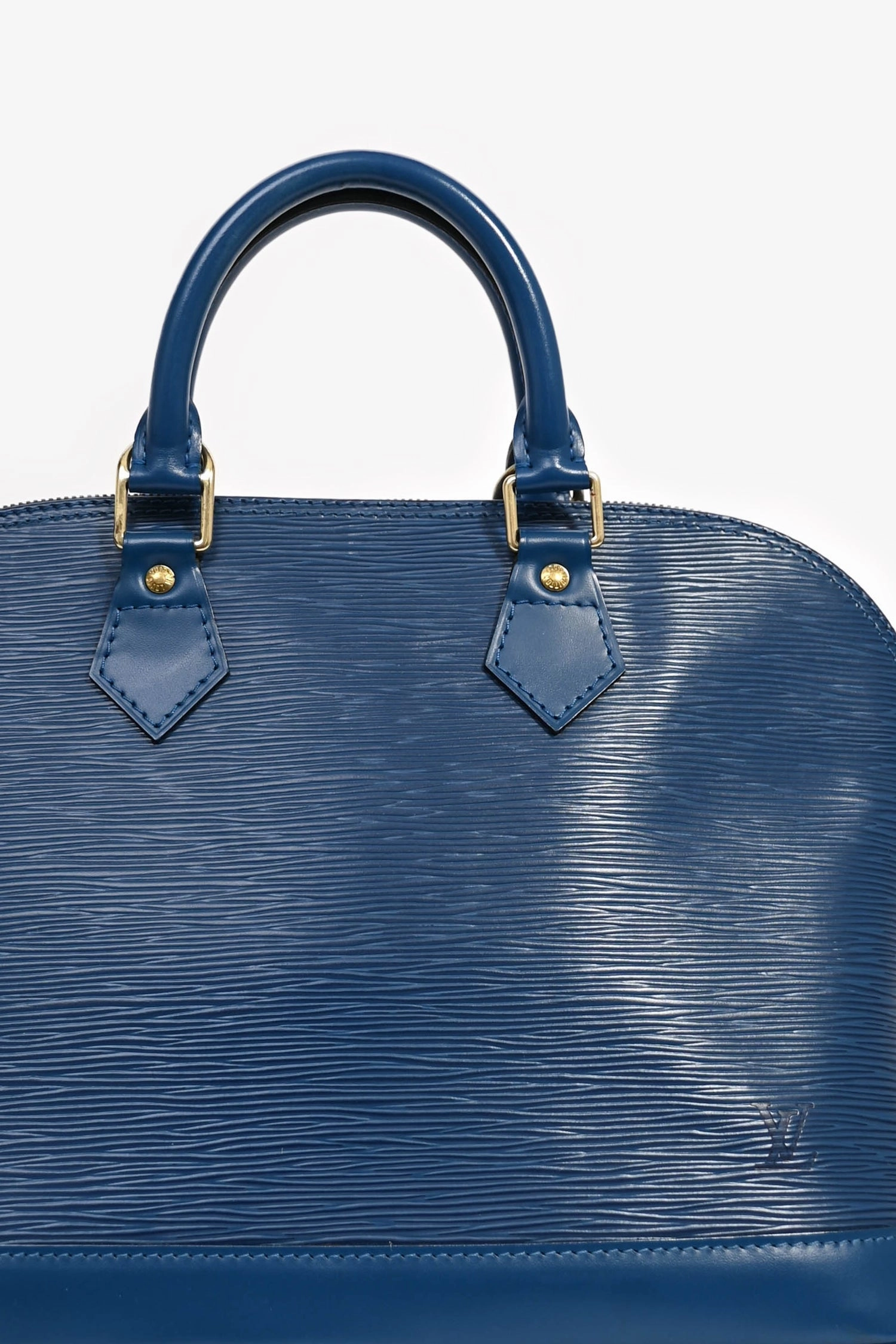 Louis Vuitton 1997 Blue Epi Leather 'Alma' PM Top Handle