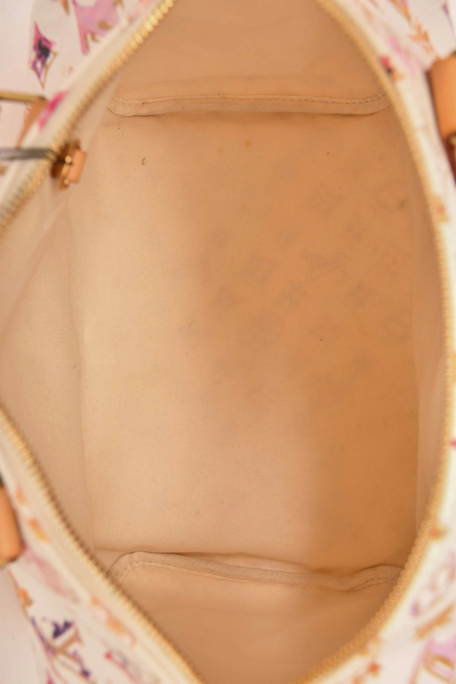 Louis Vuitton 2008 White Monogram Watercolour Aquarelle Speedy 30
