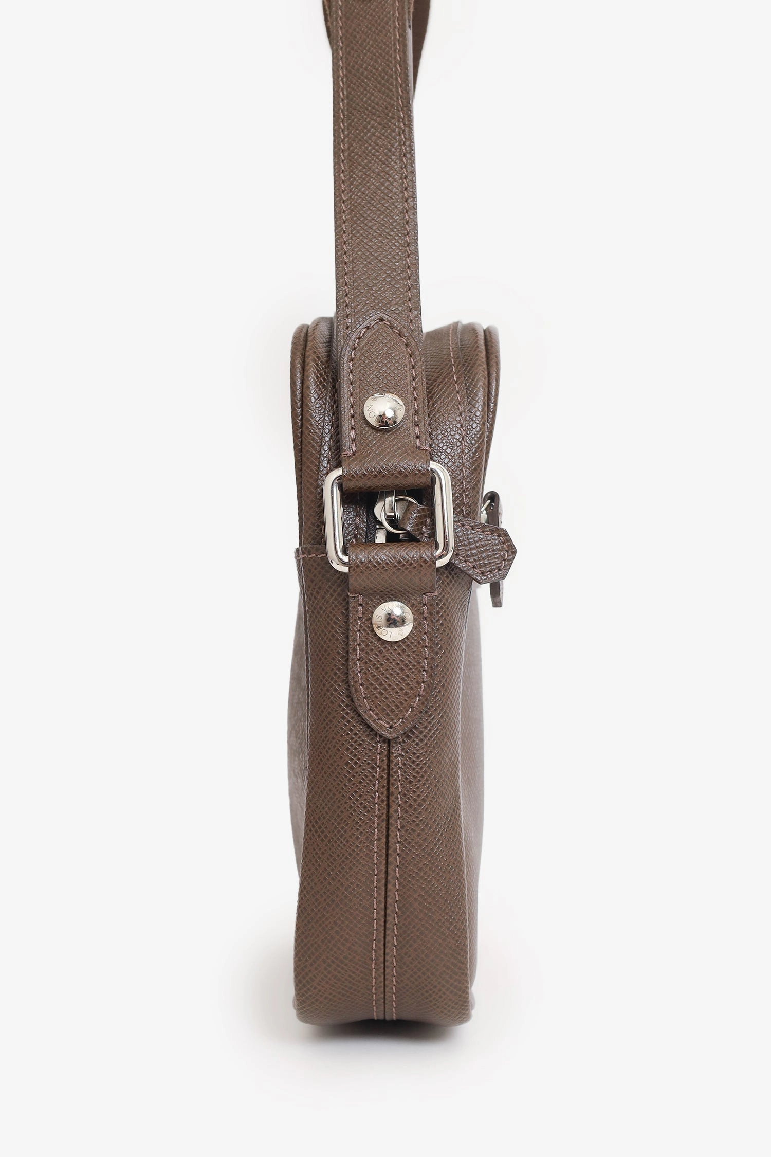 Louis Vuitton 2010 Brown Taiga Leather Dimitri Messenger Bag