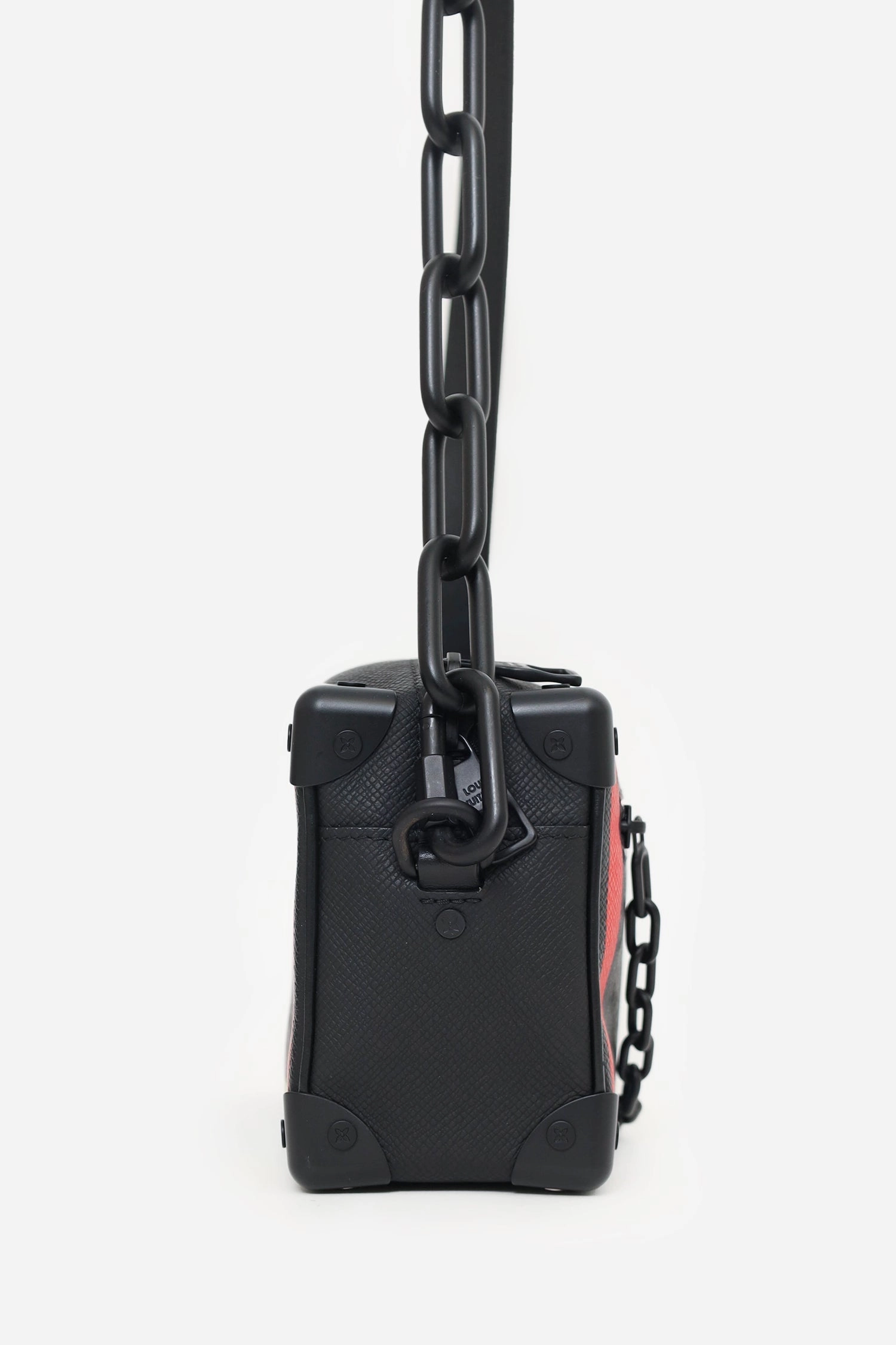 Louis Vuitton 2019 Black Taga Rainbow Mini Soft Trunk Crossbody