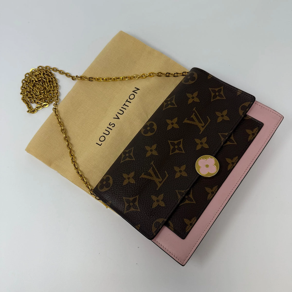 Louis Vuitton 2019 Monogram Flore Chain Bag