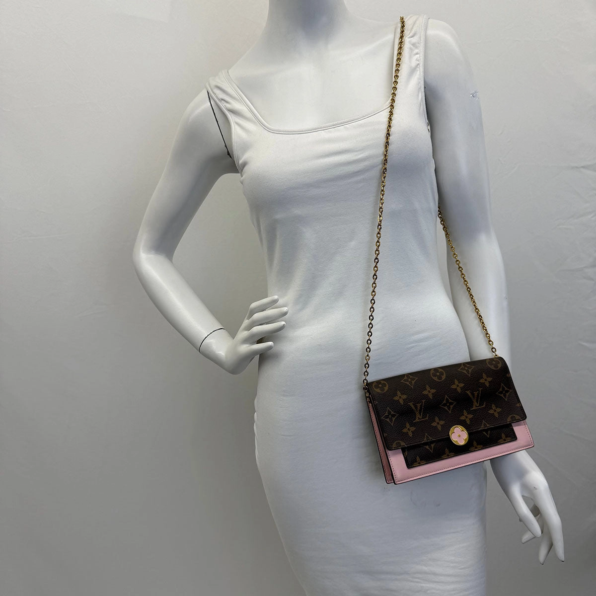 Louis Vuitton 2019 Monogram Flore Chain Bag
