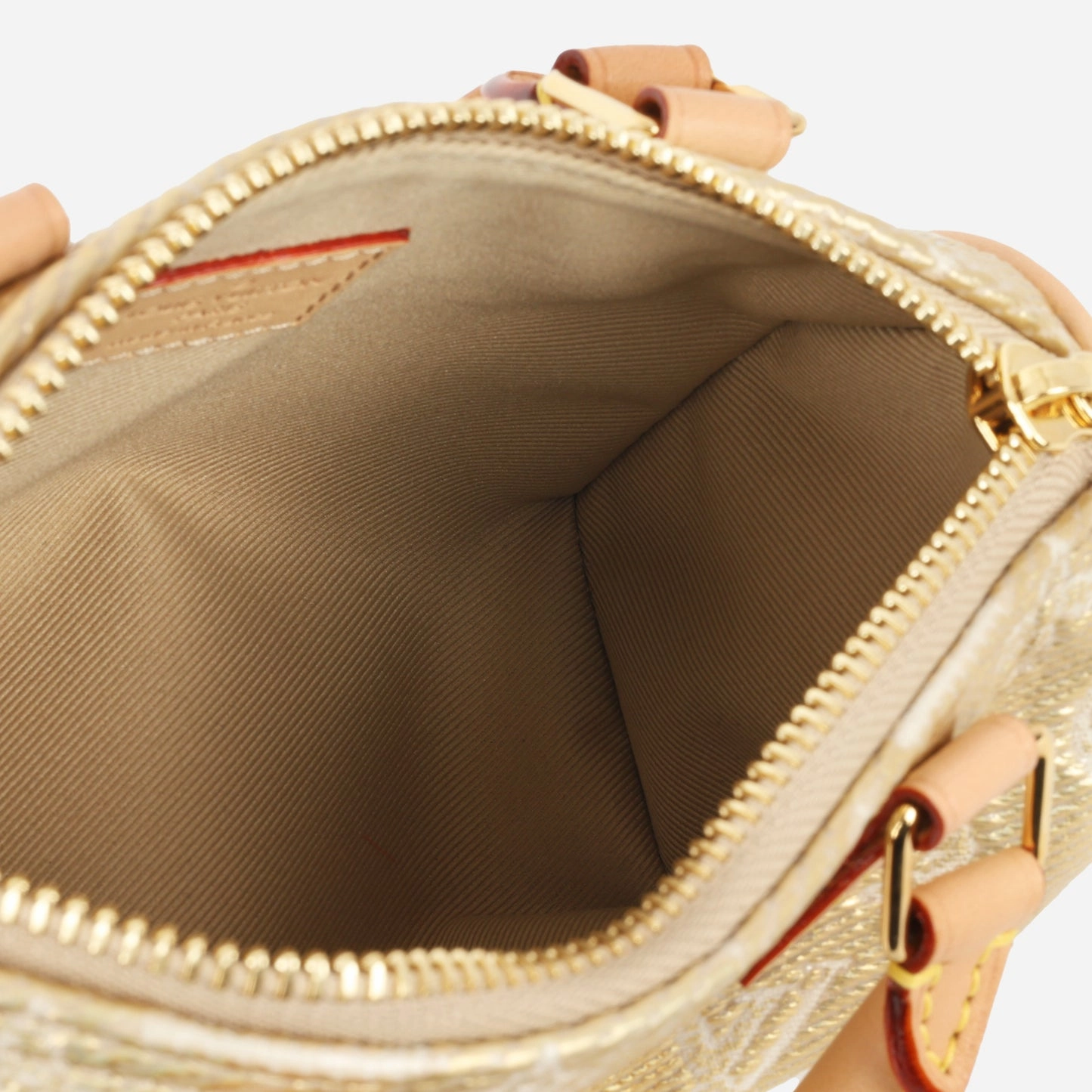 Louis Vuitton - Nano Speedy - Gold Monogram Jacquard GHW - Immaculate