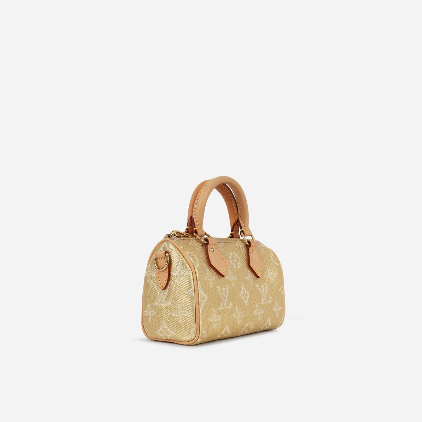 Louis Vuitton - Nano Speedy - Gold Monogram Jacquard GHW - Immaculate