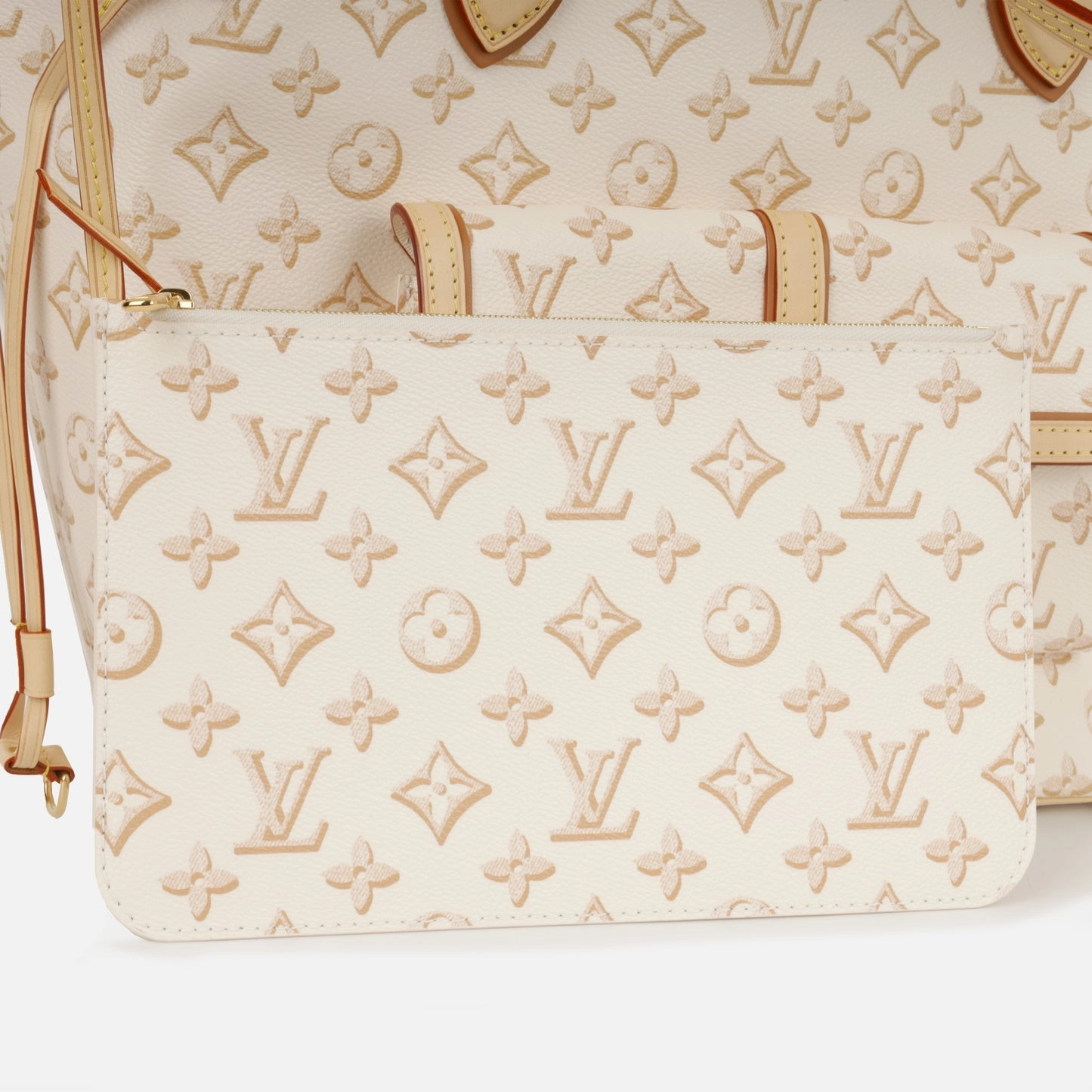 Louis Vuitton - Neverfull MM Fall For you - Pink / Off White / Brown Monogram GHW - Unused