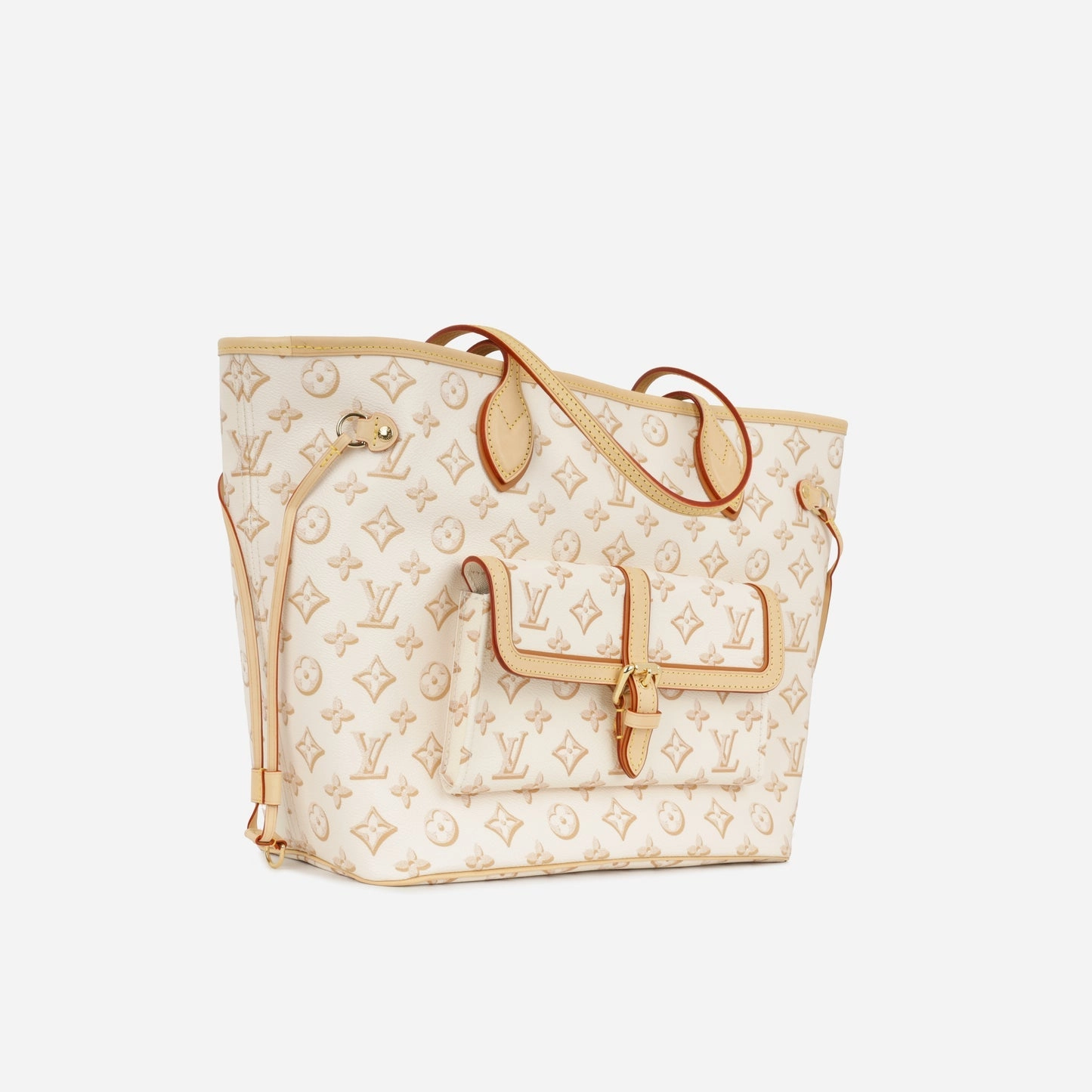 Louis Vuitton - Neverfull MM Fall For you - Pink / Off White / Brown Monogram GHW - Unused