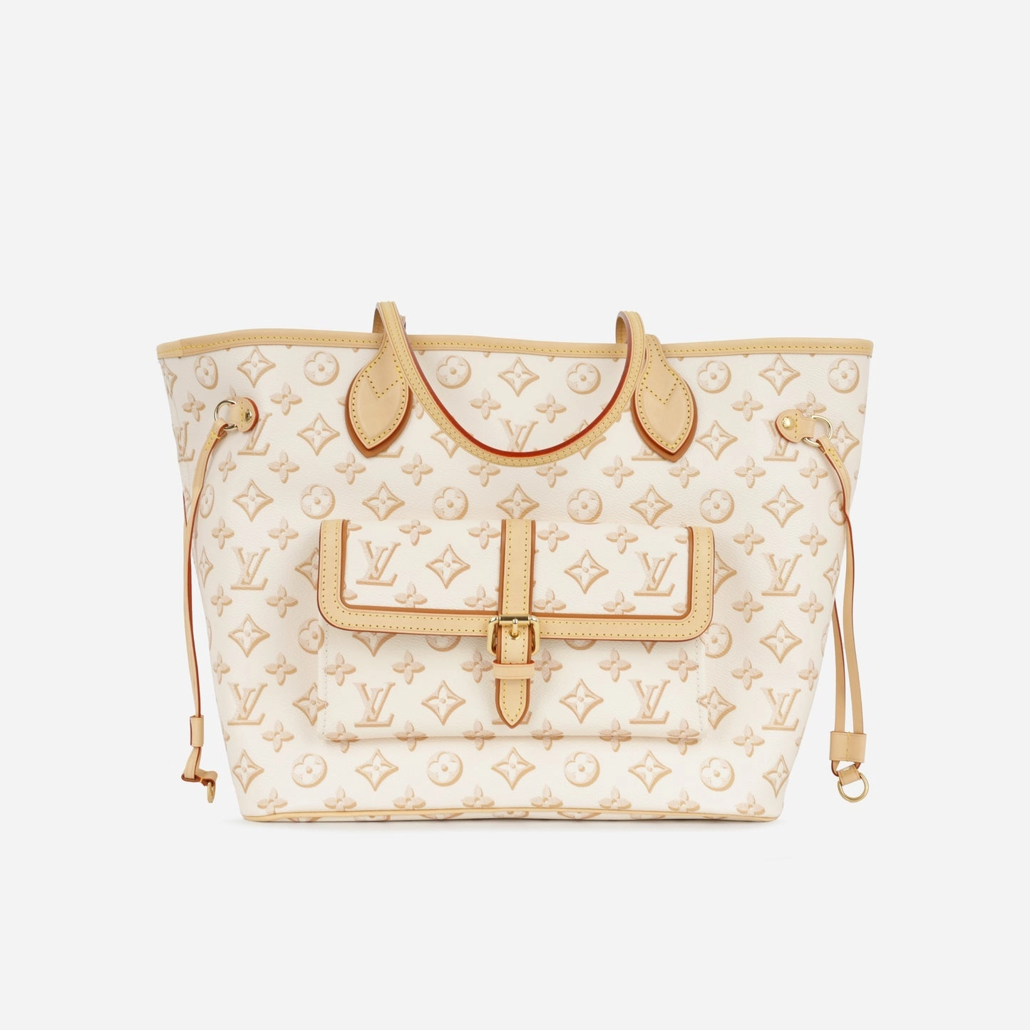 Louis Vuitton - Neverfull MM Fall For you - Pink / Off White / Brown Monogram GHW - Unused