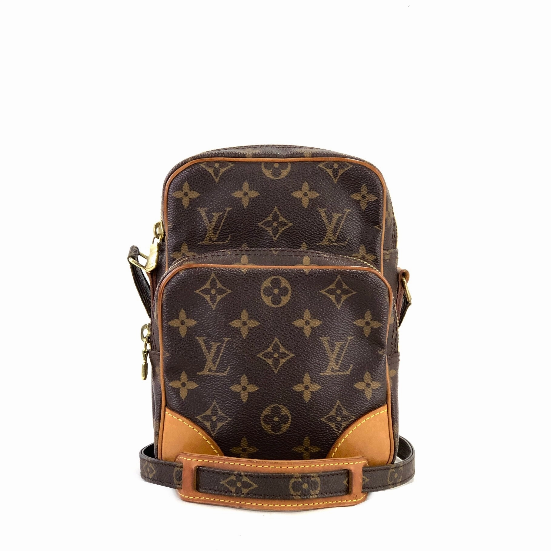 LOUIS VUITTON Amazon M45236 Monogram Crossbody Shoulder bag Pochette Vintage Old ef5htg