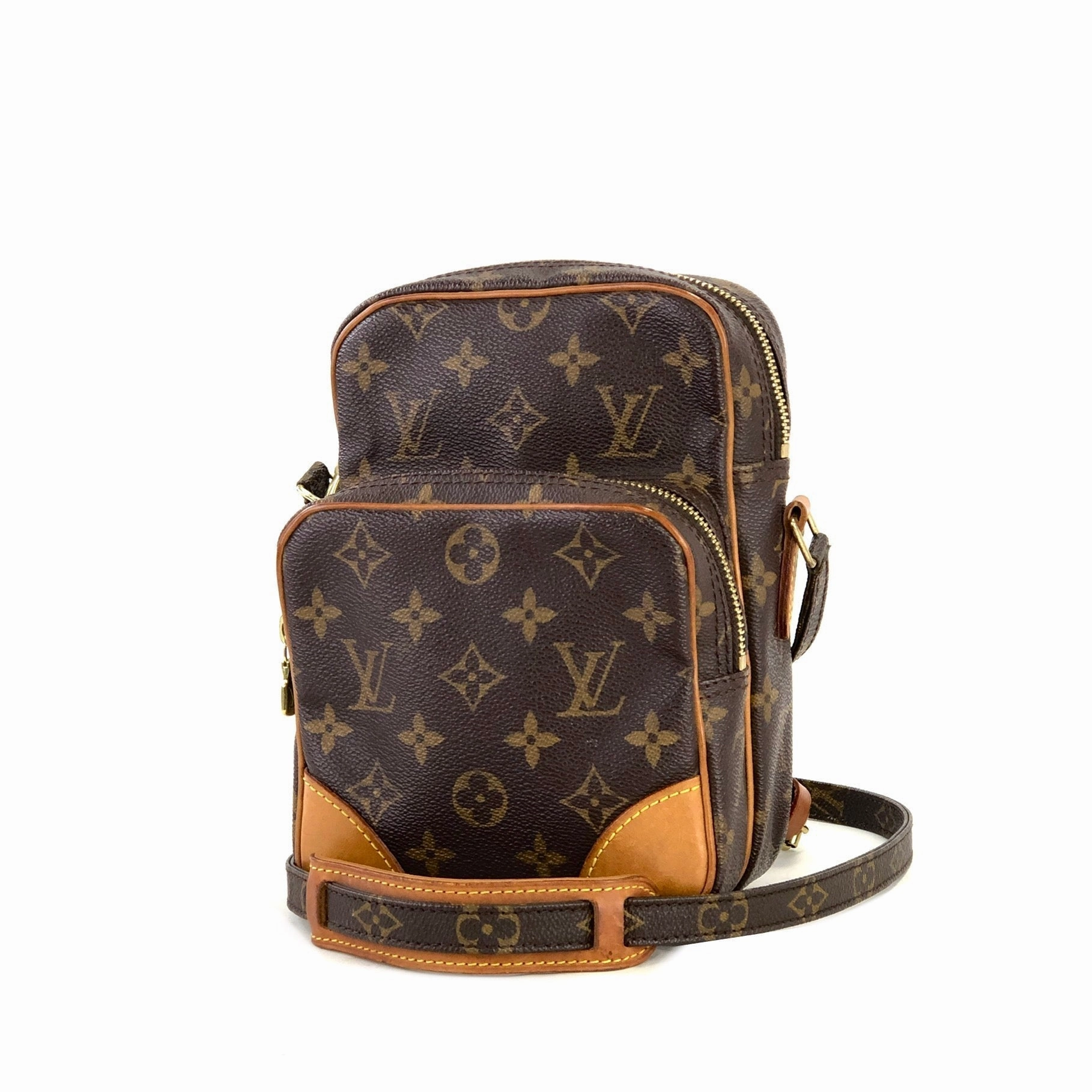 LOUIS VUITTON Amazon M45236 Monogram Crossbody Shoulder bag Pochette Vintage Old ef5htg