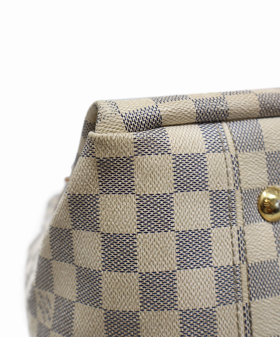 Louis Vuitton Beige Artsy MM Damier Satchel