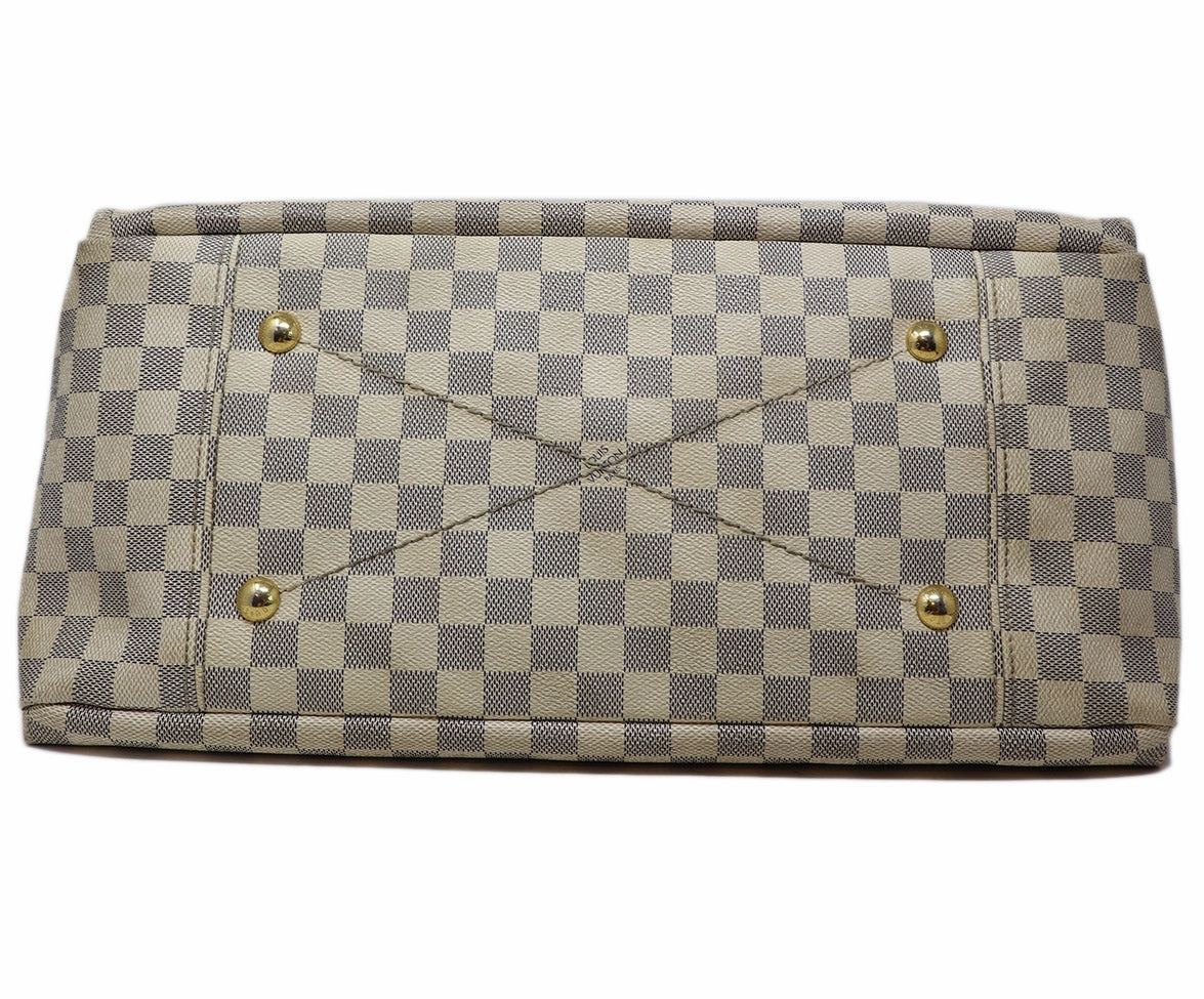 Louis Vuitton Beige Artsy MM Damier Satchel