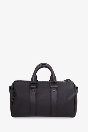 Louis Vuitton Black Grained Calfskin Aerogram Keepall X-Small Crossbody Bag