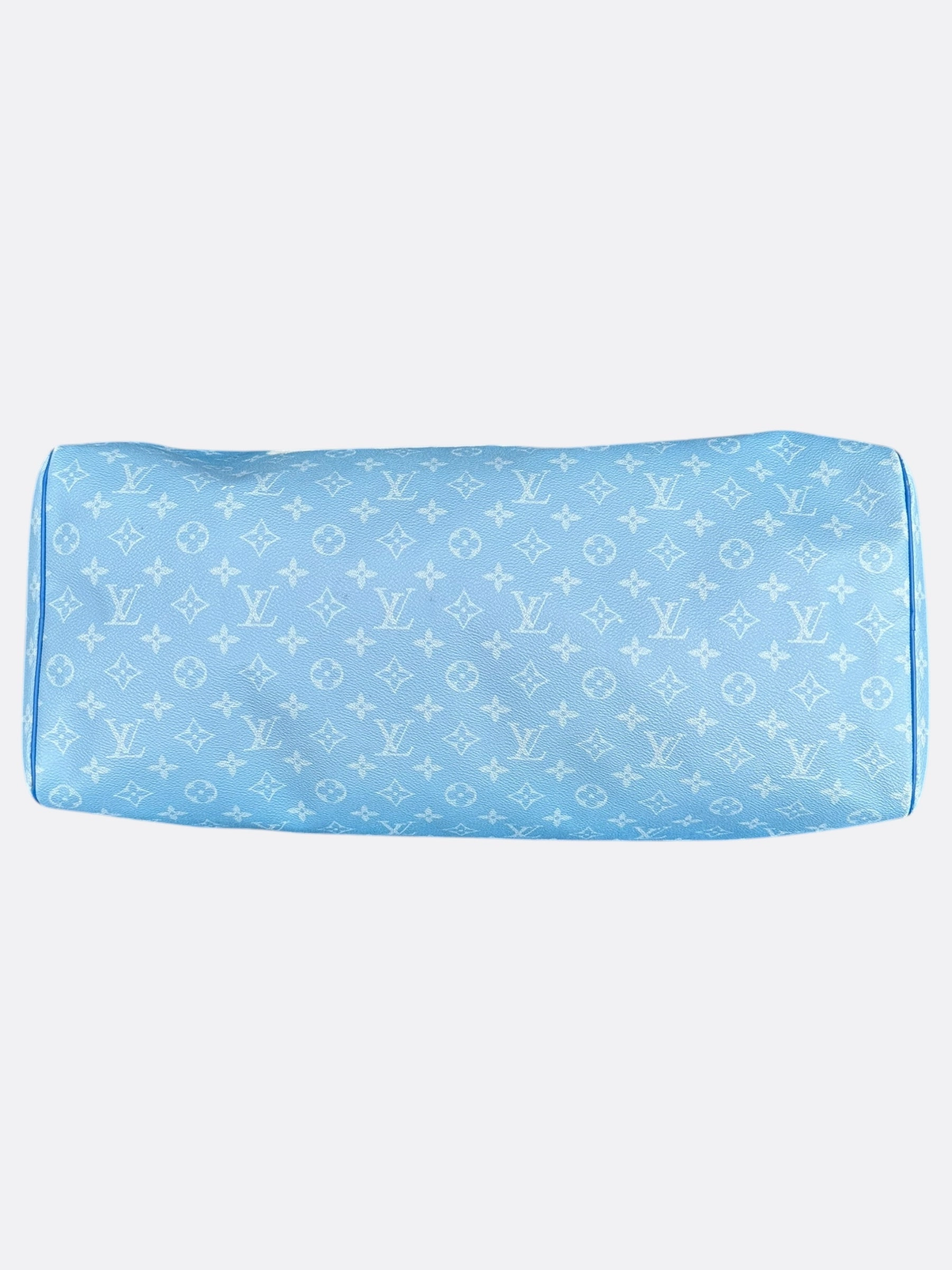 Louis Vuitton Blue Cloud Monogram Keepall 50