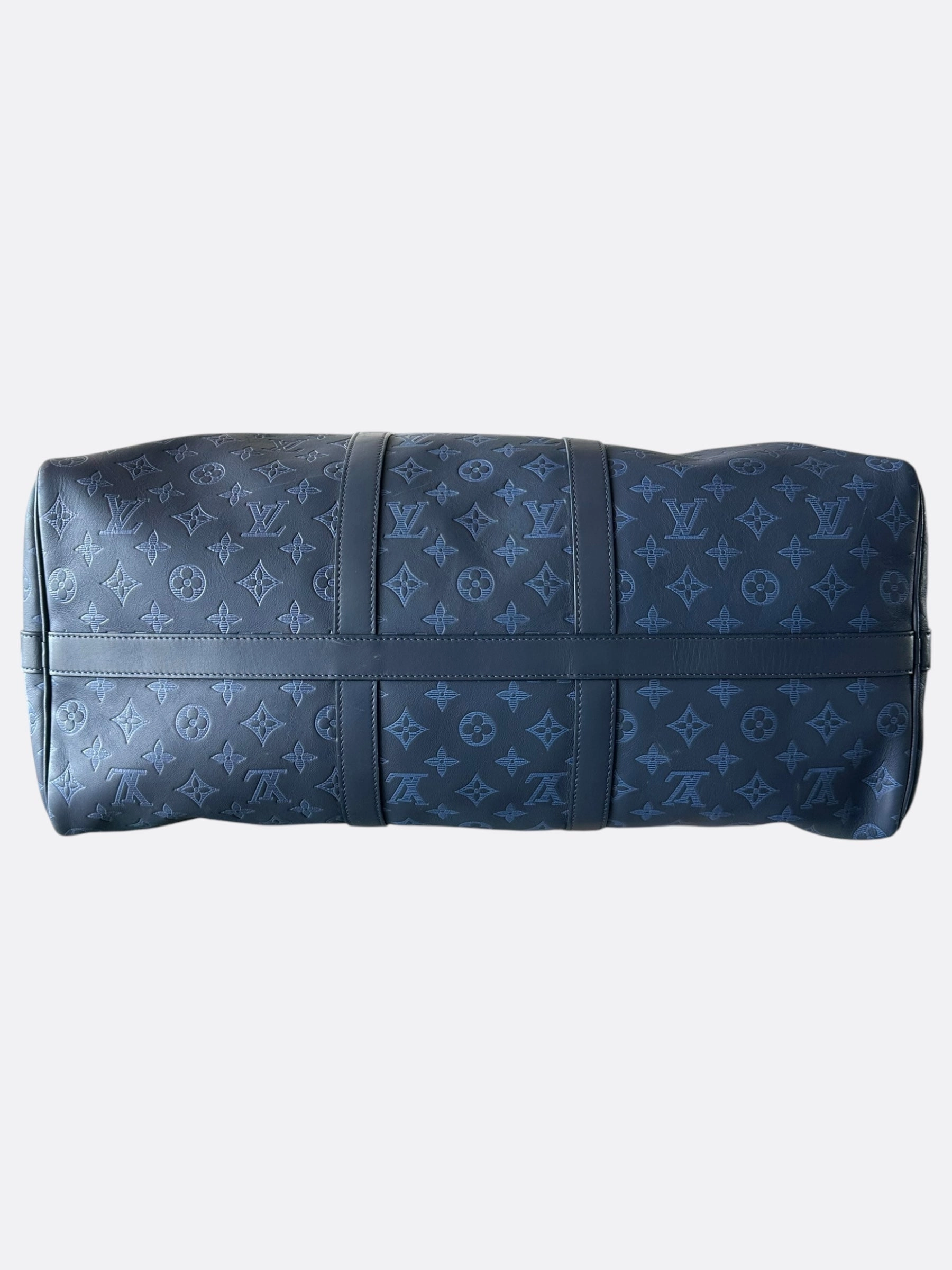 Louis Vuitton Blue Shadow Monogram Keepall 50
