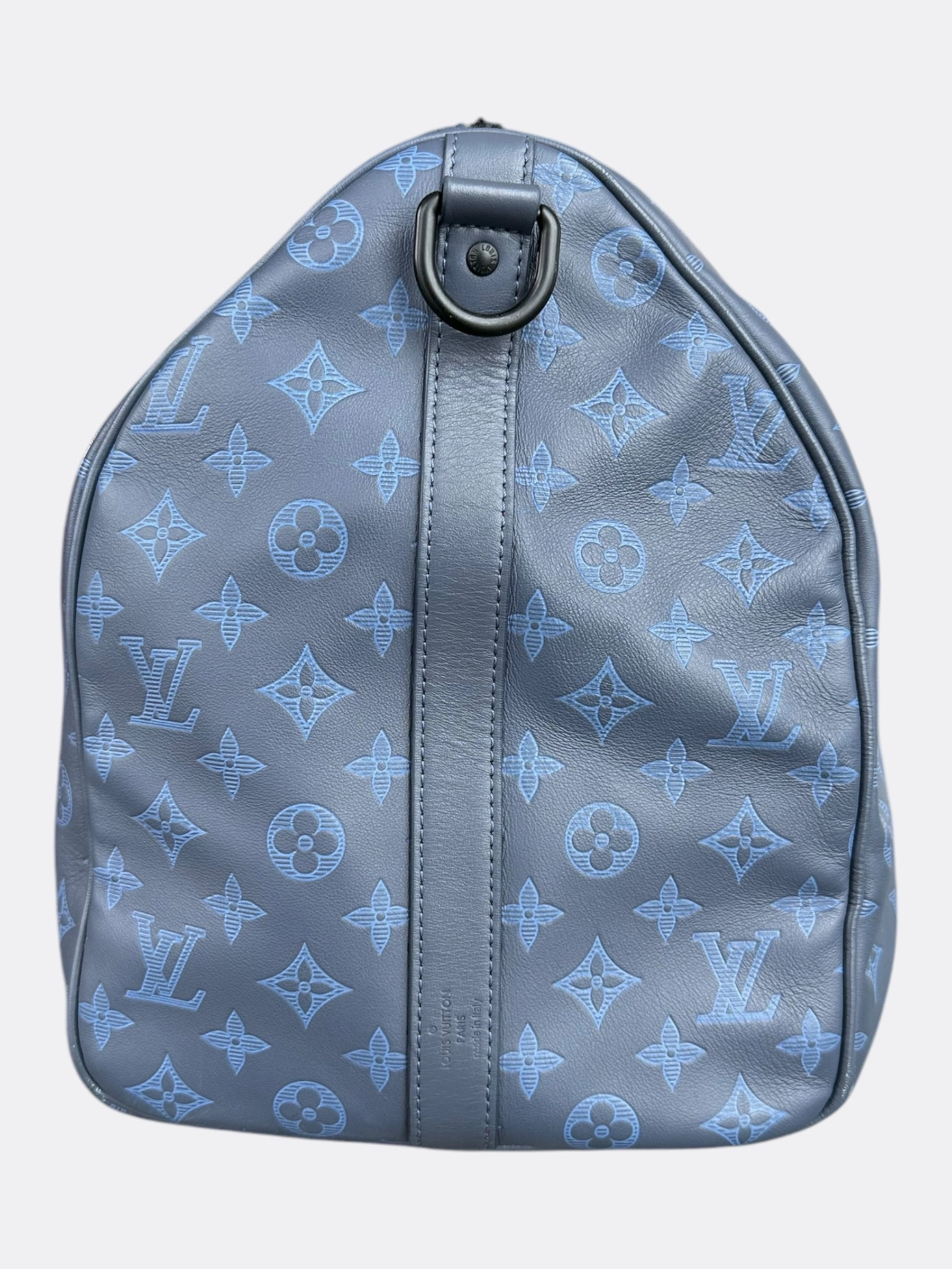 Louis Vuitton Blue Shadow Monogram Keepall 50