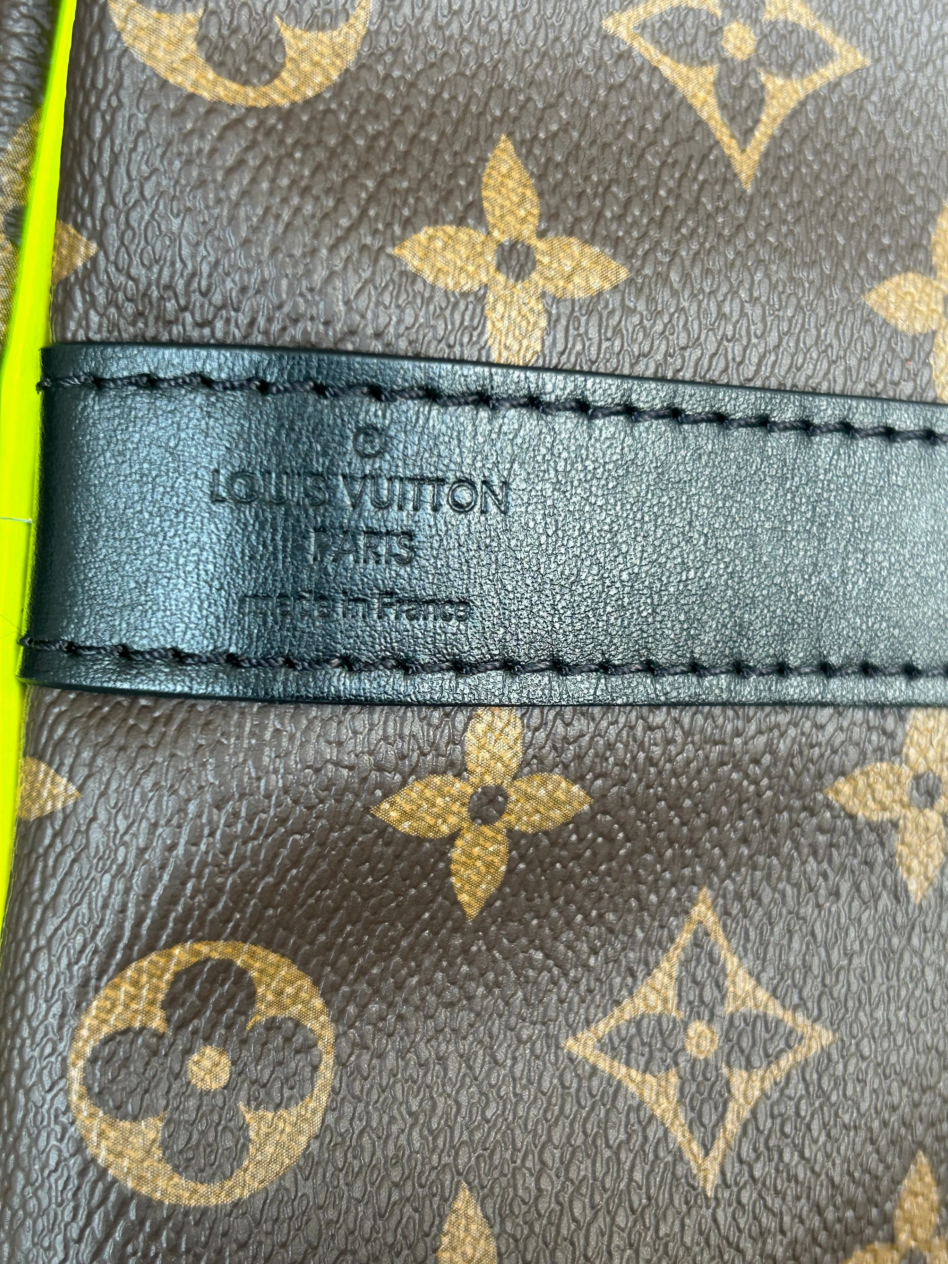 Louis Vuitton Brown & Yellow Monogram Keepall 50