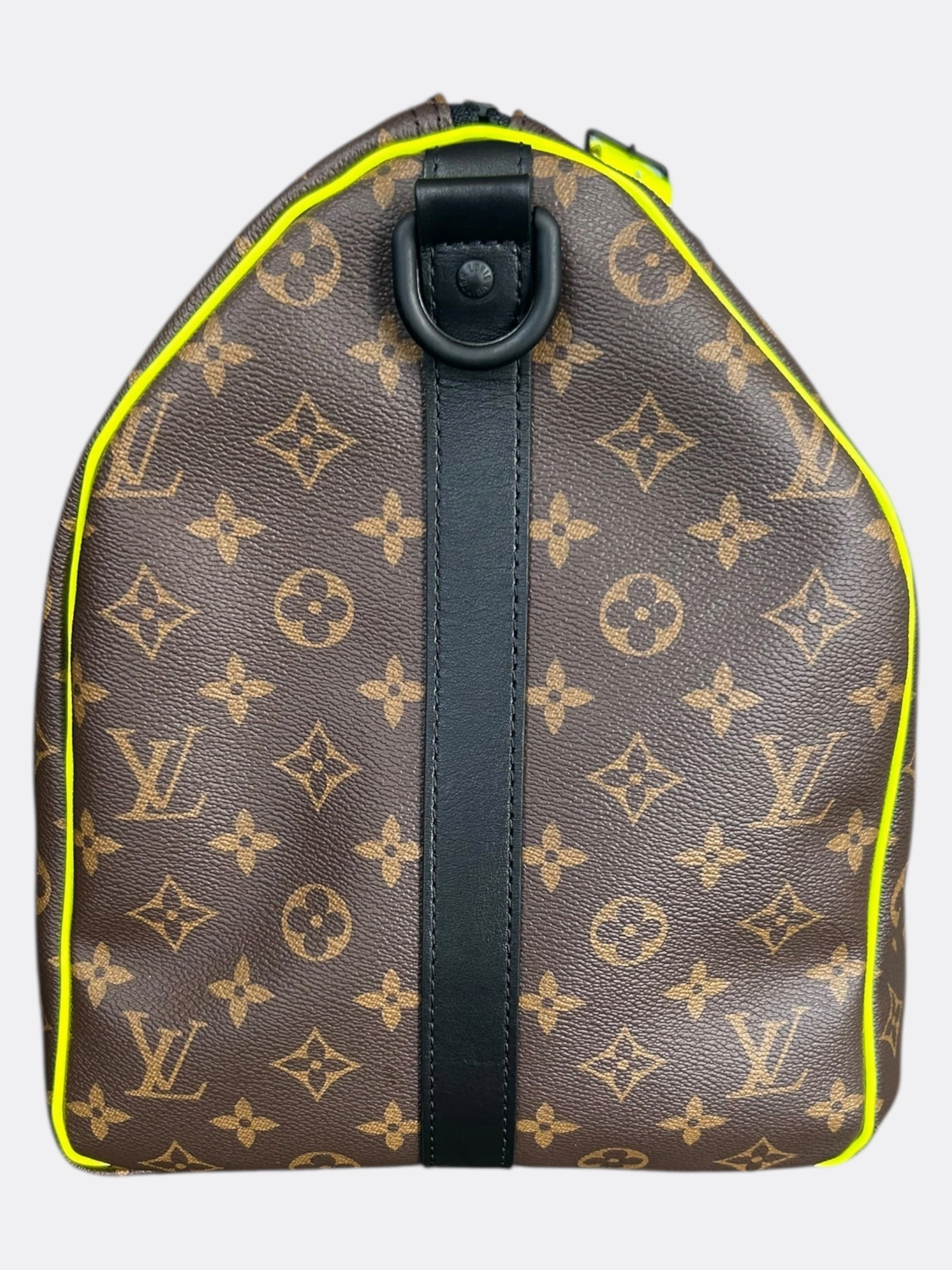 Louis Vuitton Brown & Yellow Monogram Keepall 50