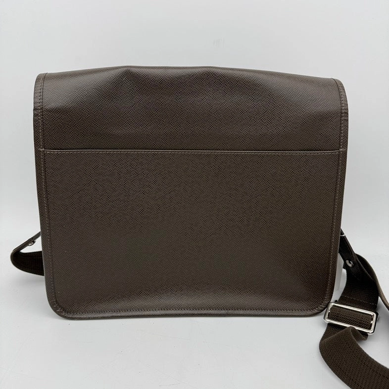 Louis Vuitton Brown Leather Crossbody Bag Medium