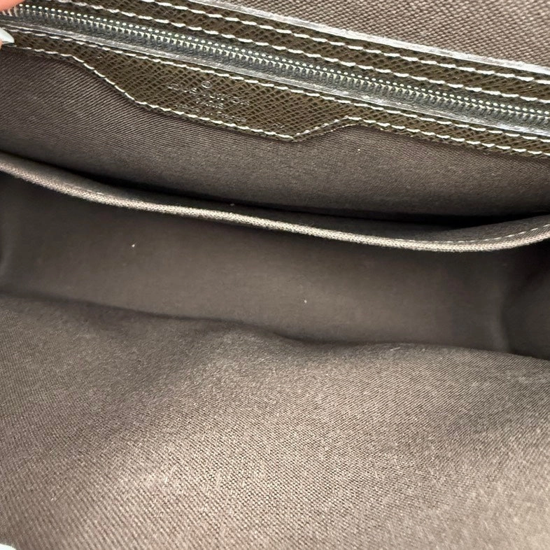 Louis Vuitton Brown Leather Crossbody Bag Medium