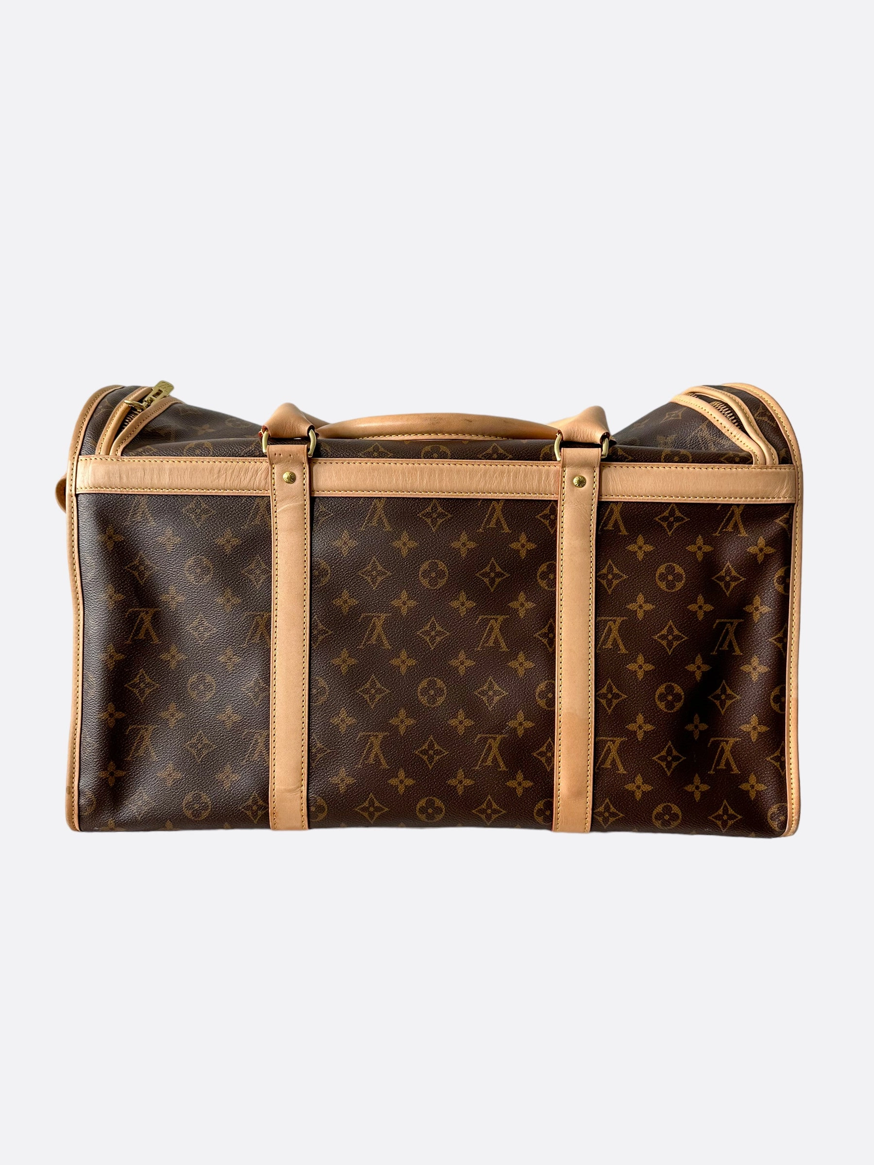 Louis Vuitton Brown Monogram Dog Carrier