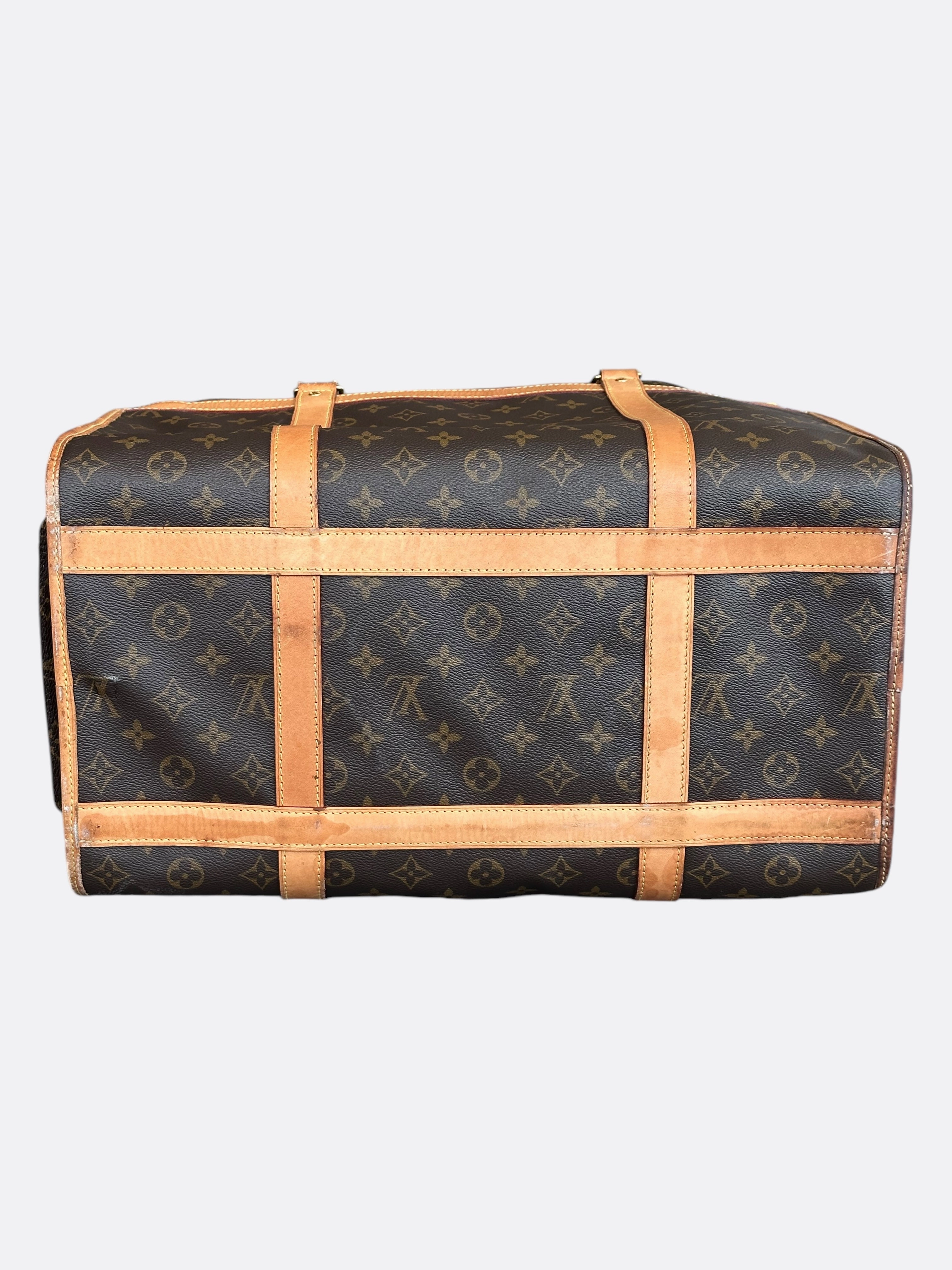 Louis Vuitton Brown Monogram Dog Carrier