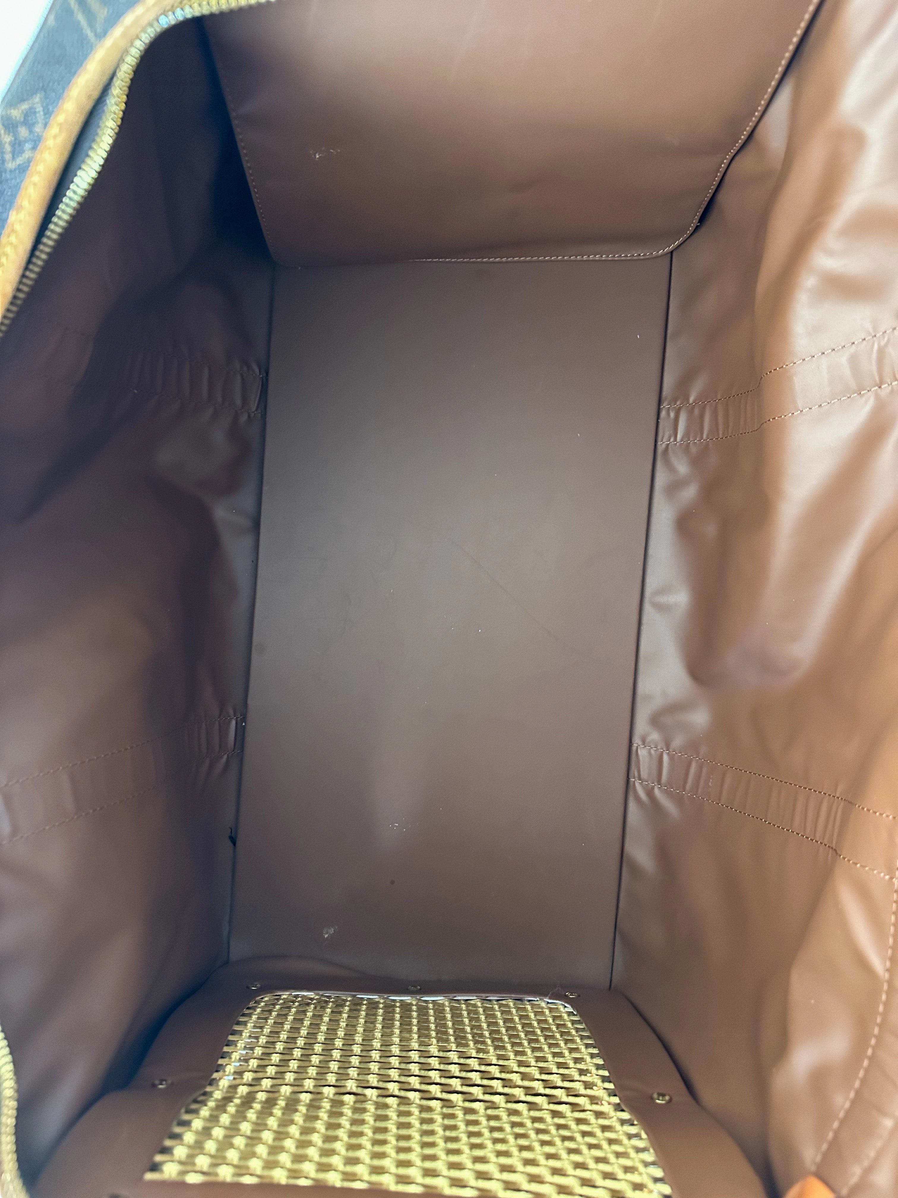 Louis Vuitton Brown Monogram Dog Carrier