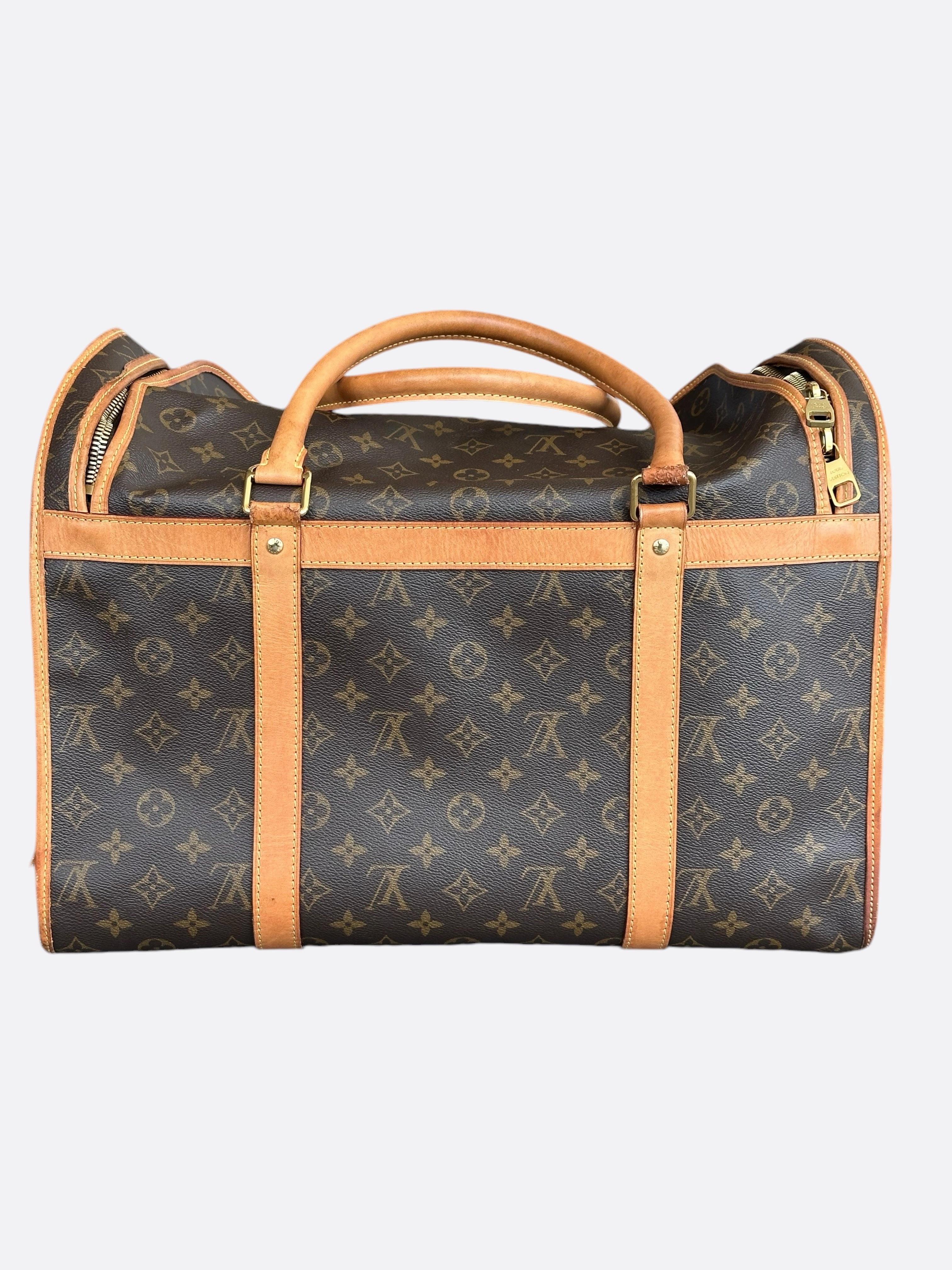 Louis Vuitton Brown Monogram Dog Carrier