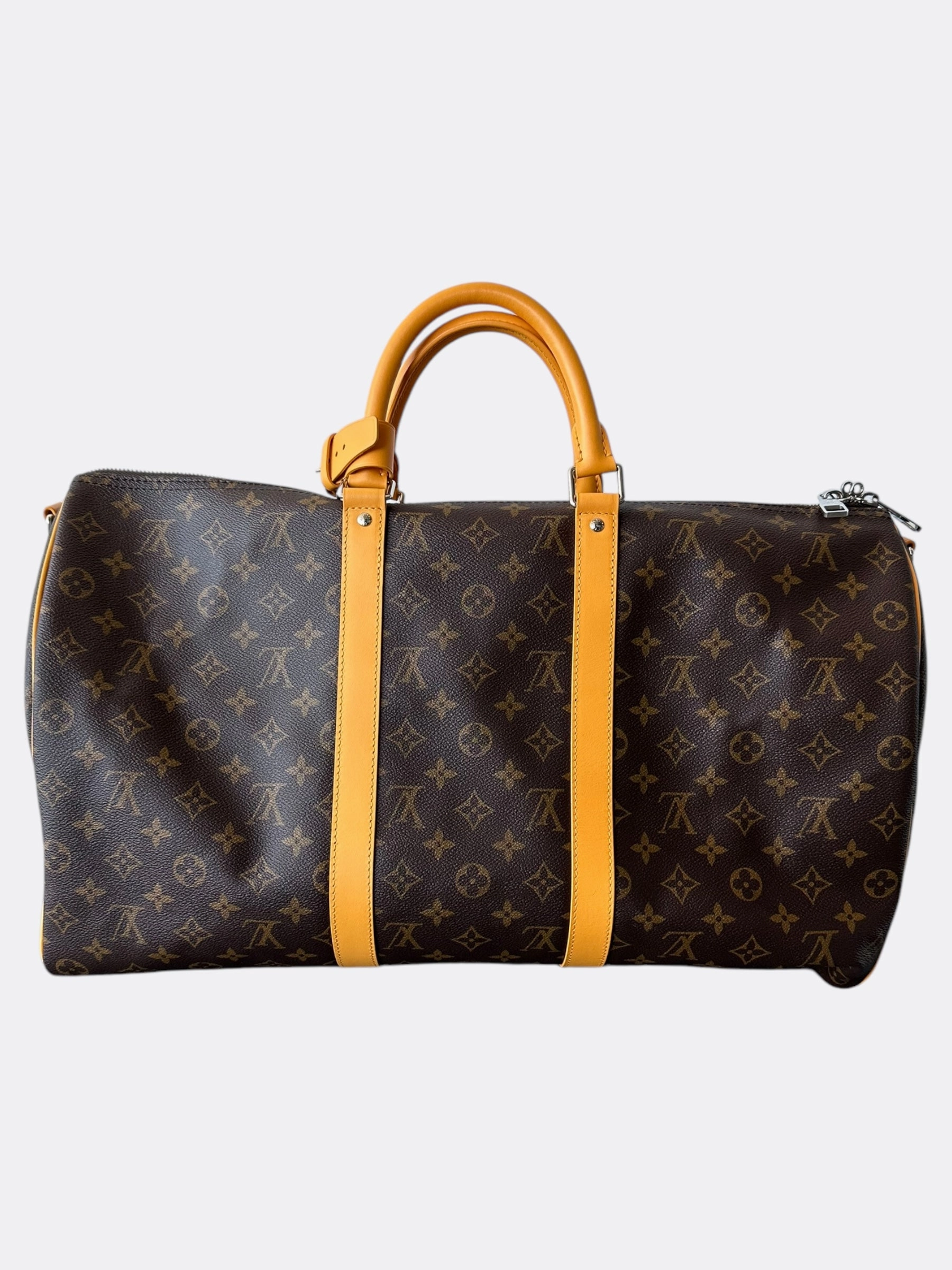 Louis Vuitton Brown Monogram Keepall 50