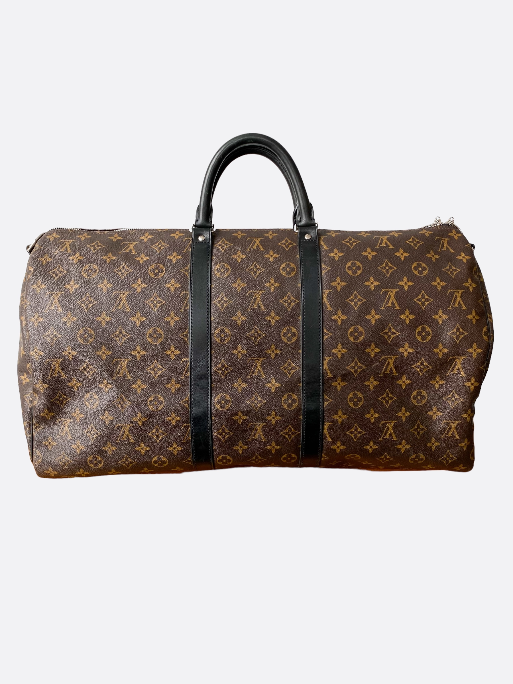 Louis Vuitton Brown Monogram Keepall 55