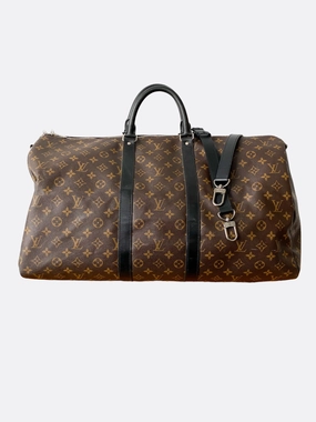 Louis Vuitton Brown Monogram Keepall 55