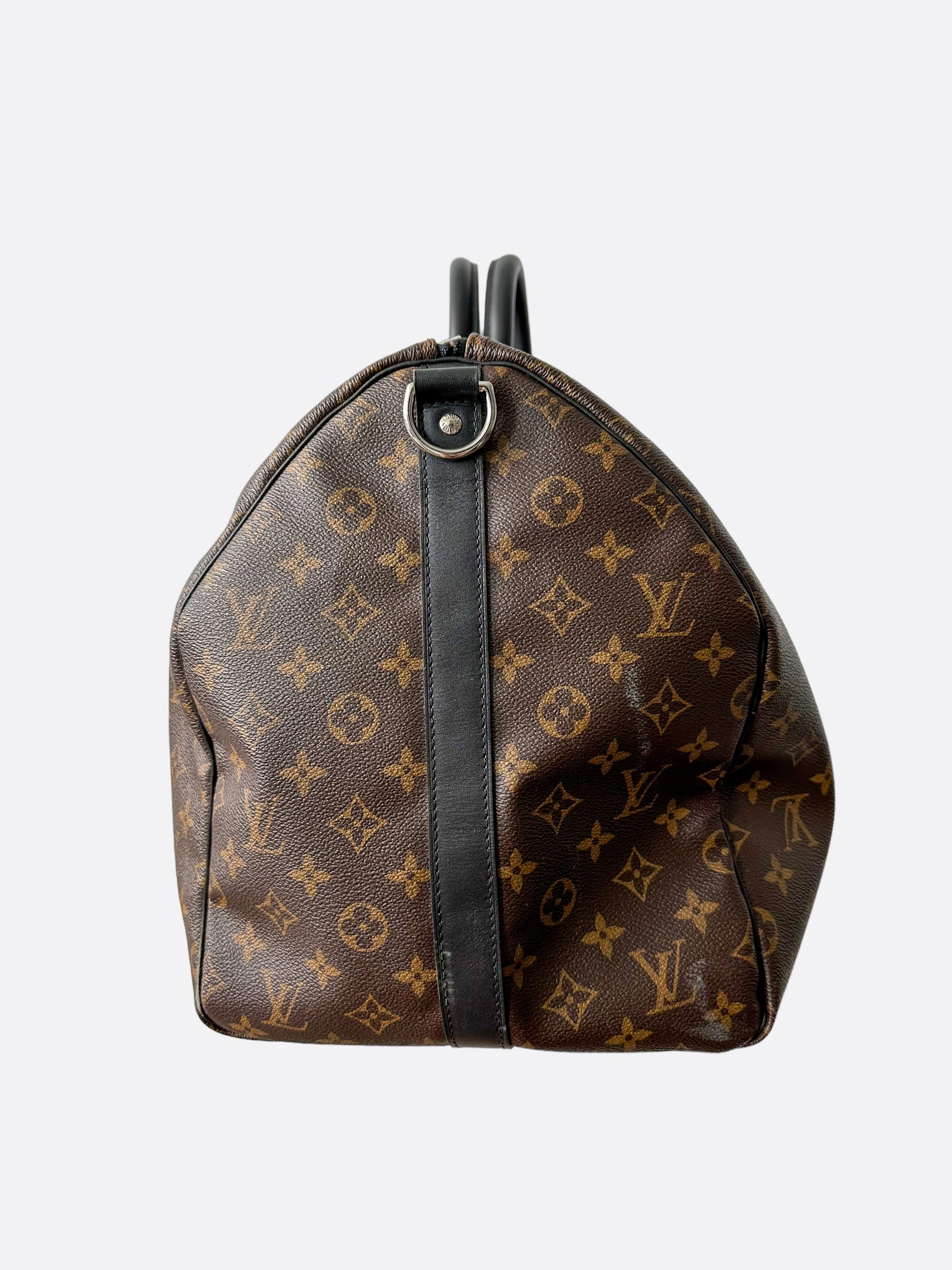 Louis Vuitton Brown Monogram Keepall 55