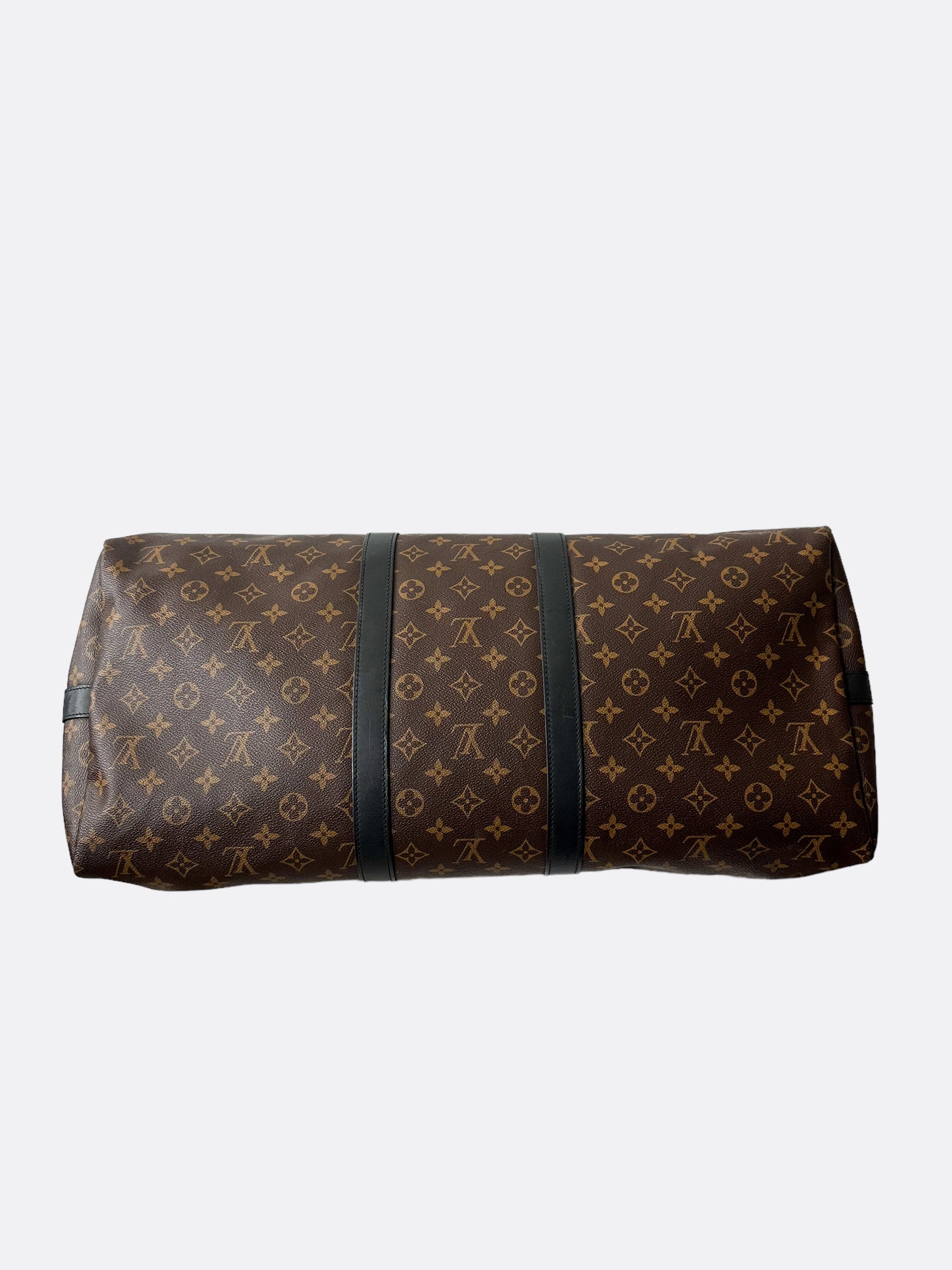 Louis Vuitton Brown Monogram Keepall 55