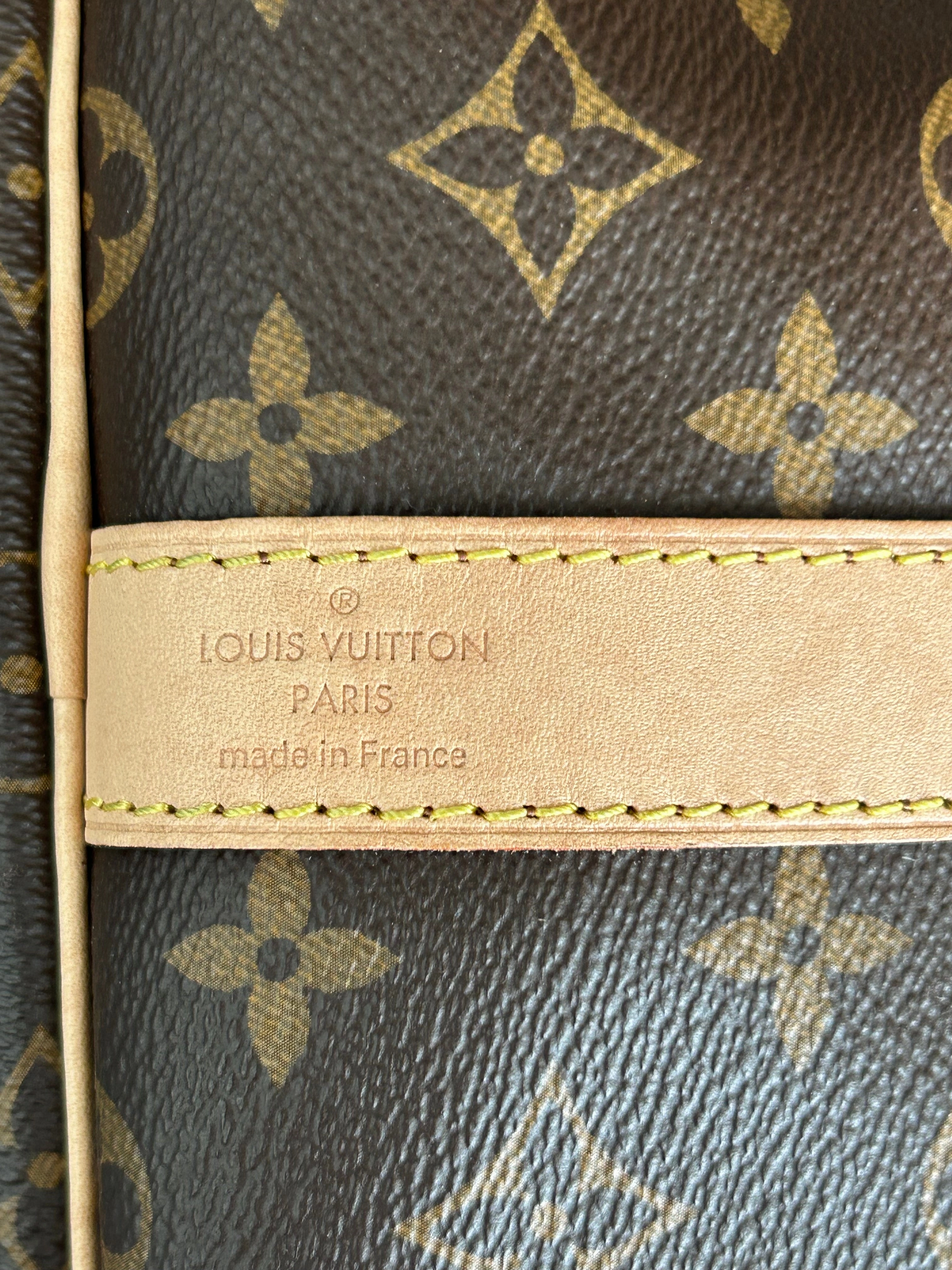 Louis Vuitton Brown Monogram Keepall 55