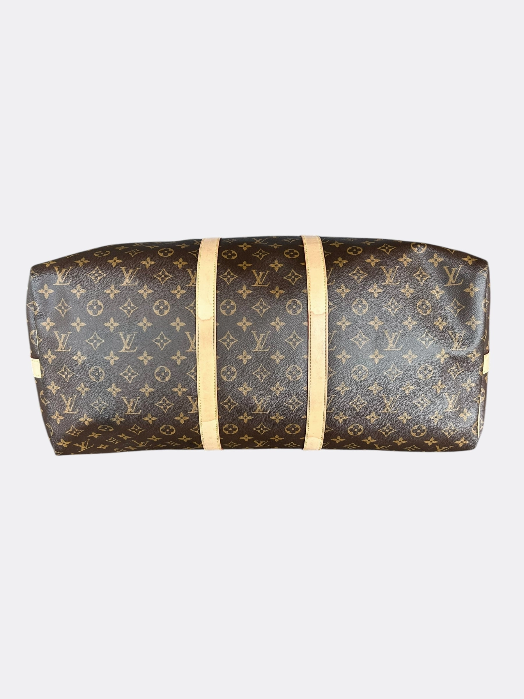 Louis Vuitton Brown Monogram Keepall 55
