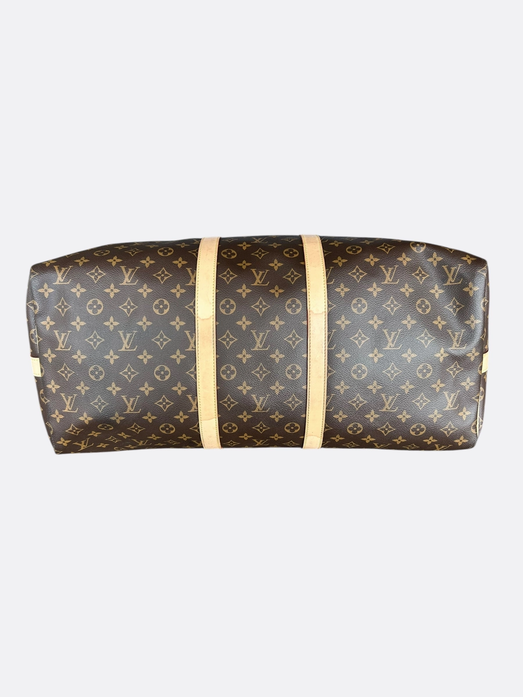 Louis Vuitton Brown Monogram Keepall 55