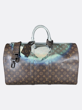 Louis Vuitton Brown Monogram Nebula Keepall 50