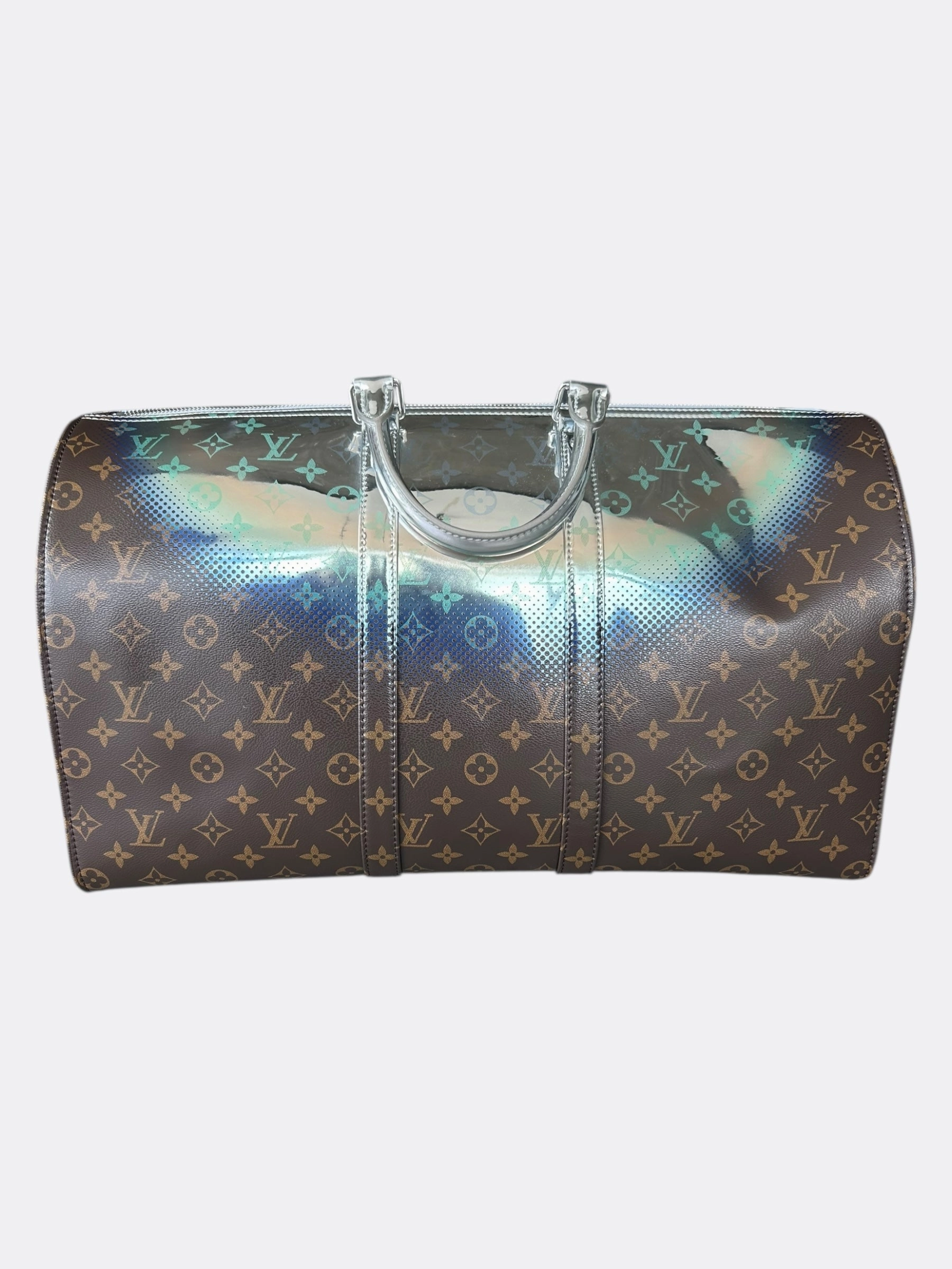 Louis Vuitton Brown Monogram Nebula Keepall 50