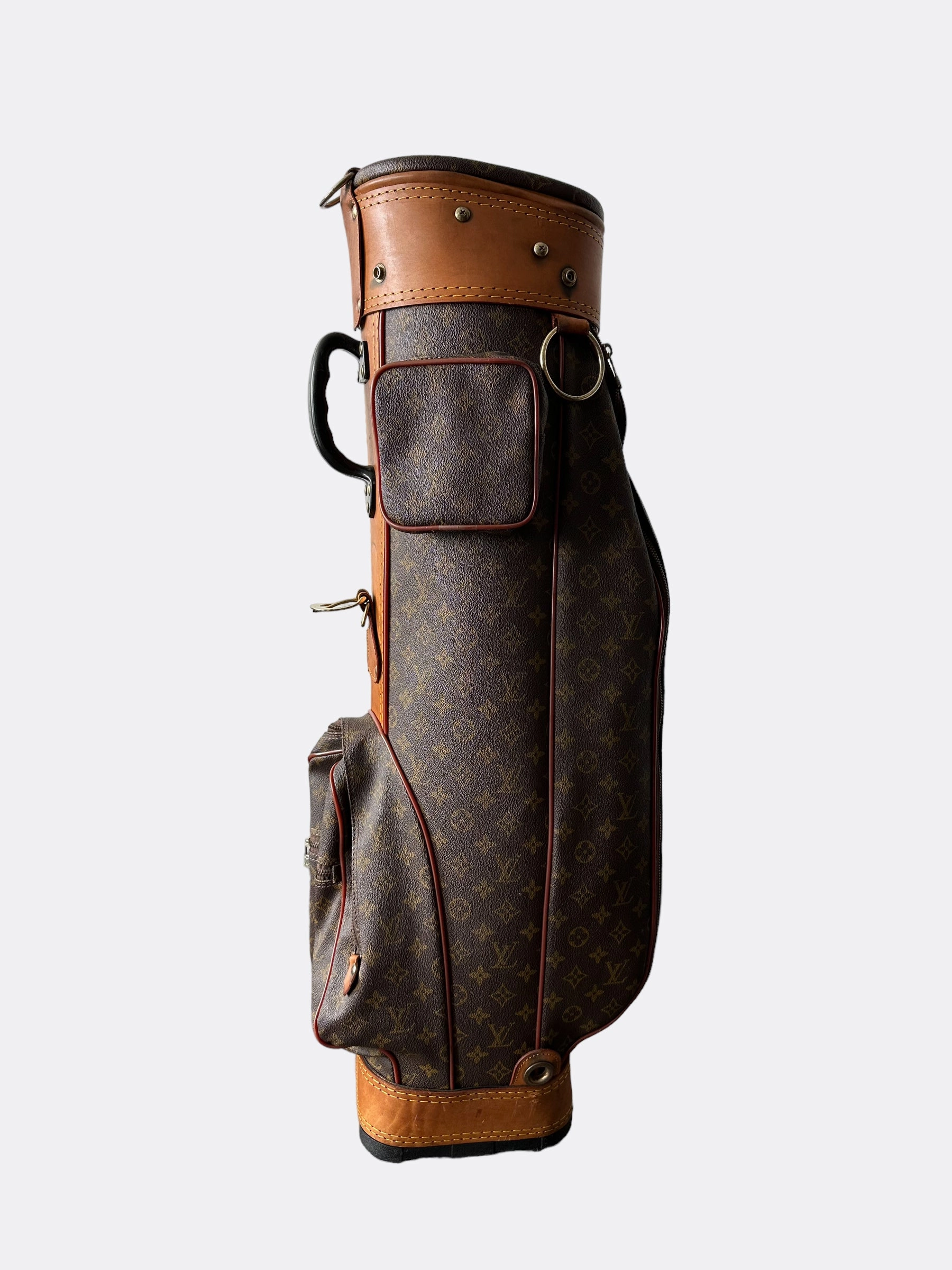 Louis Vuitton Brown Monogram Vintage Golf Bag
