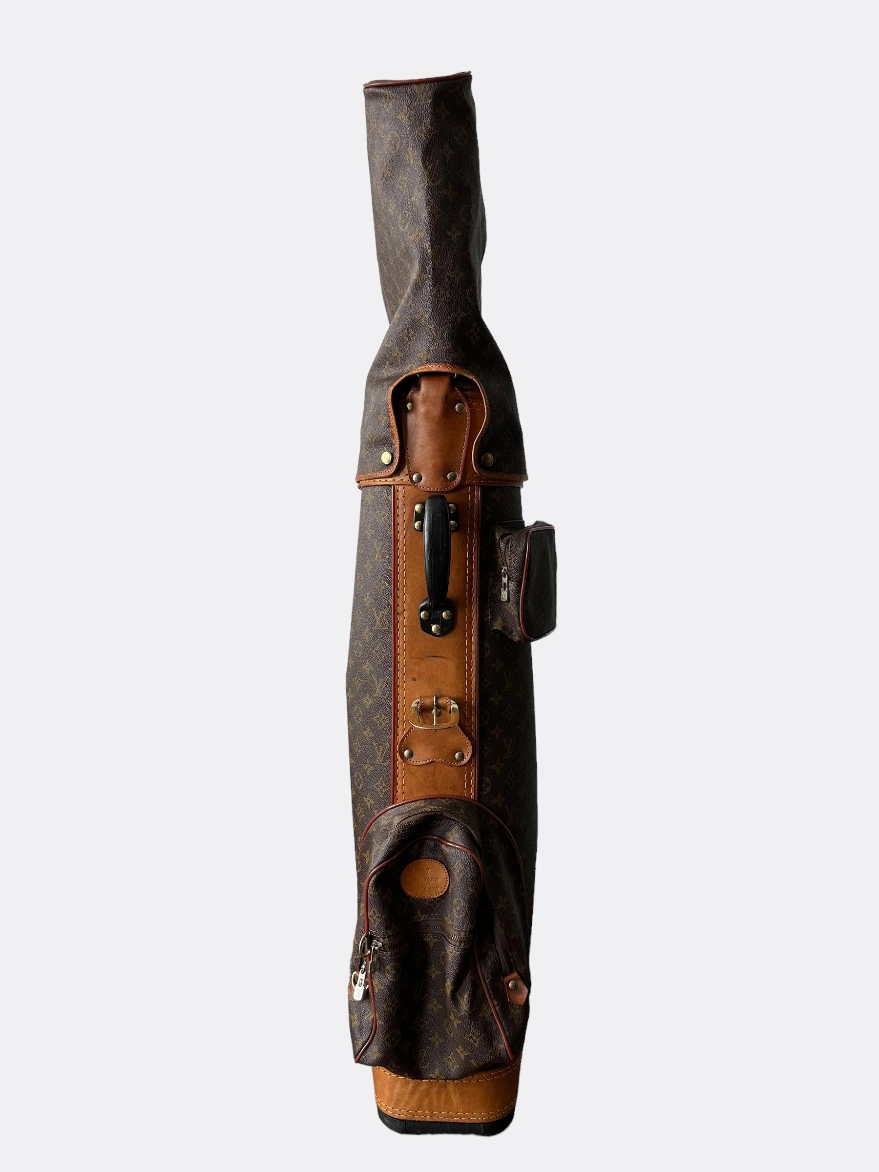 Louis Vuitton Brown Monogram Vintage Golf Bag