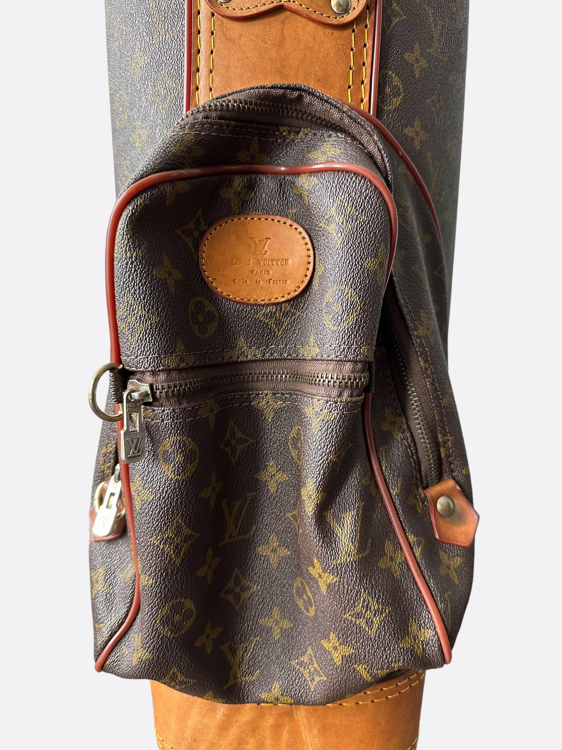 Louis Vuitton Brown Monogram Vintage Golf Bag