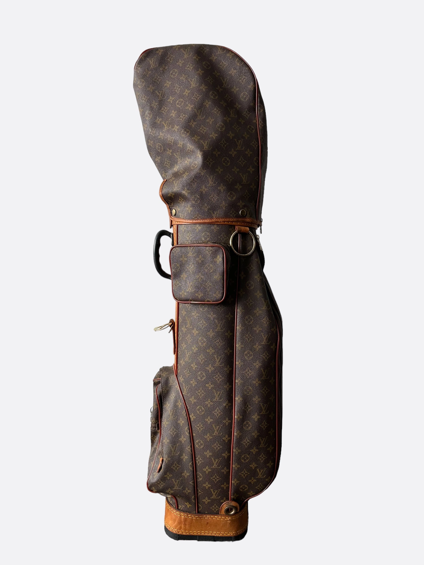 Louis Vuitton Brown Monogram Vintage Golf Bag