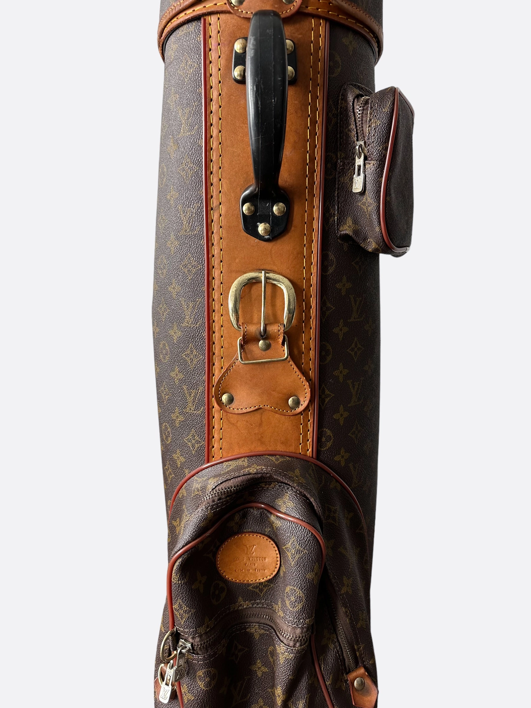 Louis Vuitton Brown Monogram Vintage Golf Bag