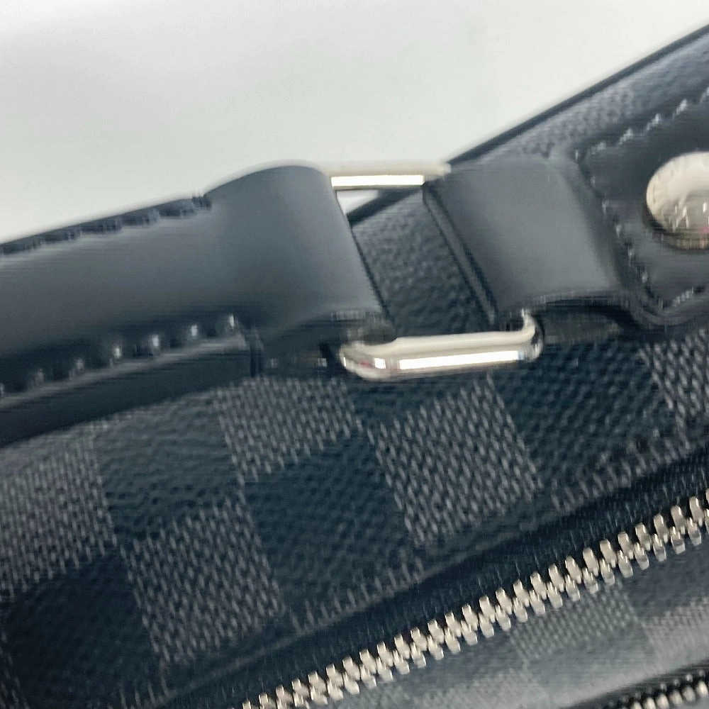 LOUIS VUITTON Business bag N58030 Damier Grafitto Canvas black Damier Graphite Crossbody Steve