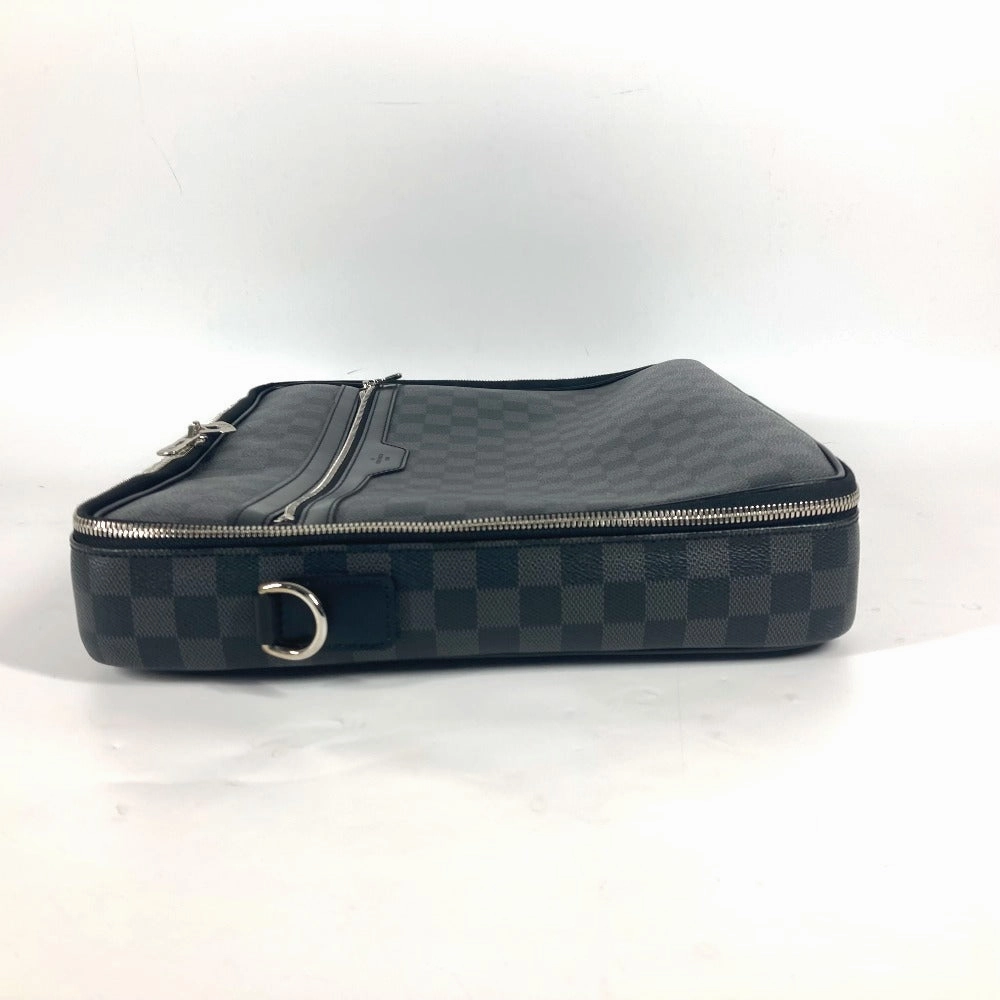 LOUIS VUITTON Business bag N58030 Damier Grafitto Canvas black Damier Graphite Crossbody Steve