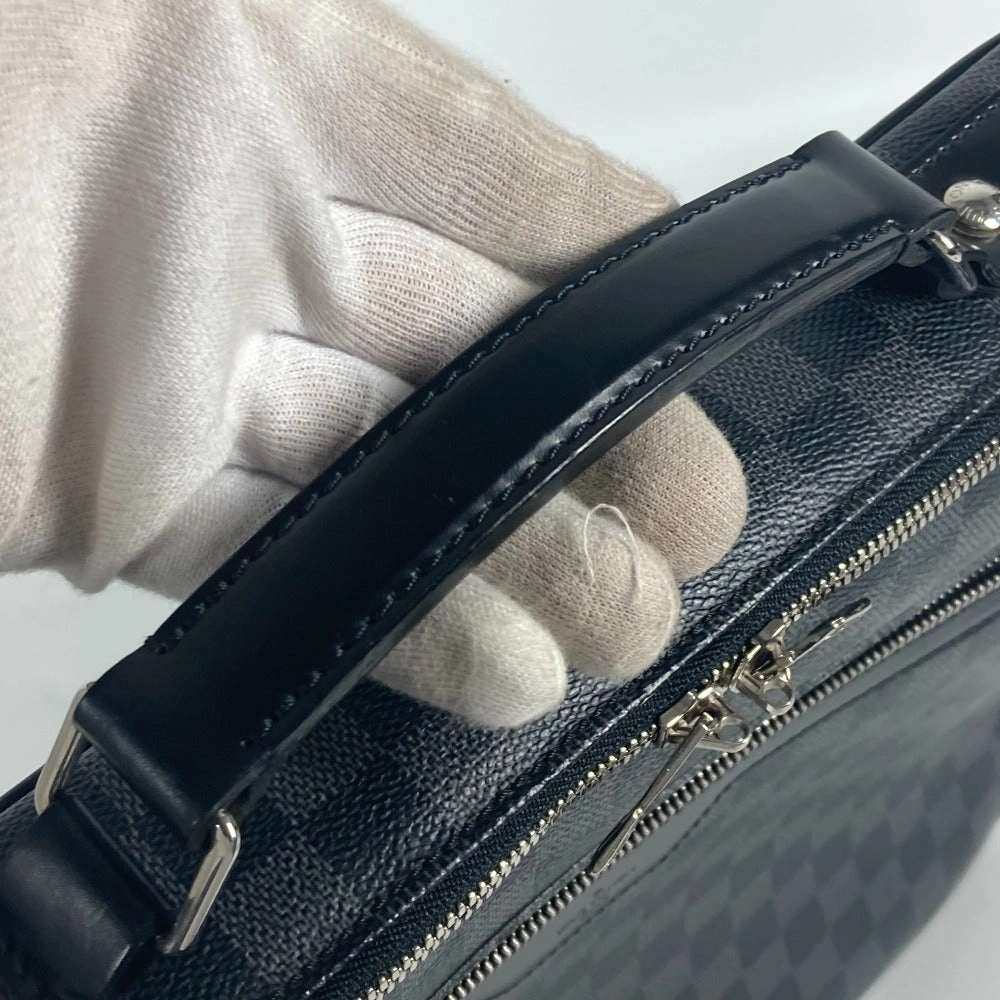 LOUIS VUITTON Business bag N58030 Damier Grafitto Canvas black Damier Graphite Crossbody Steve