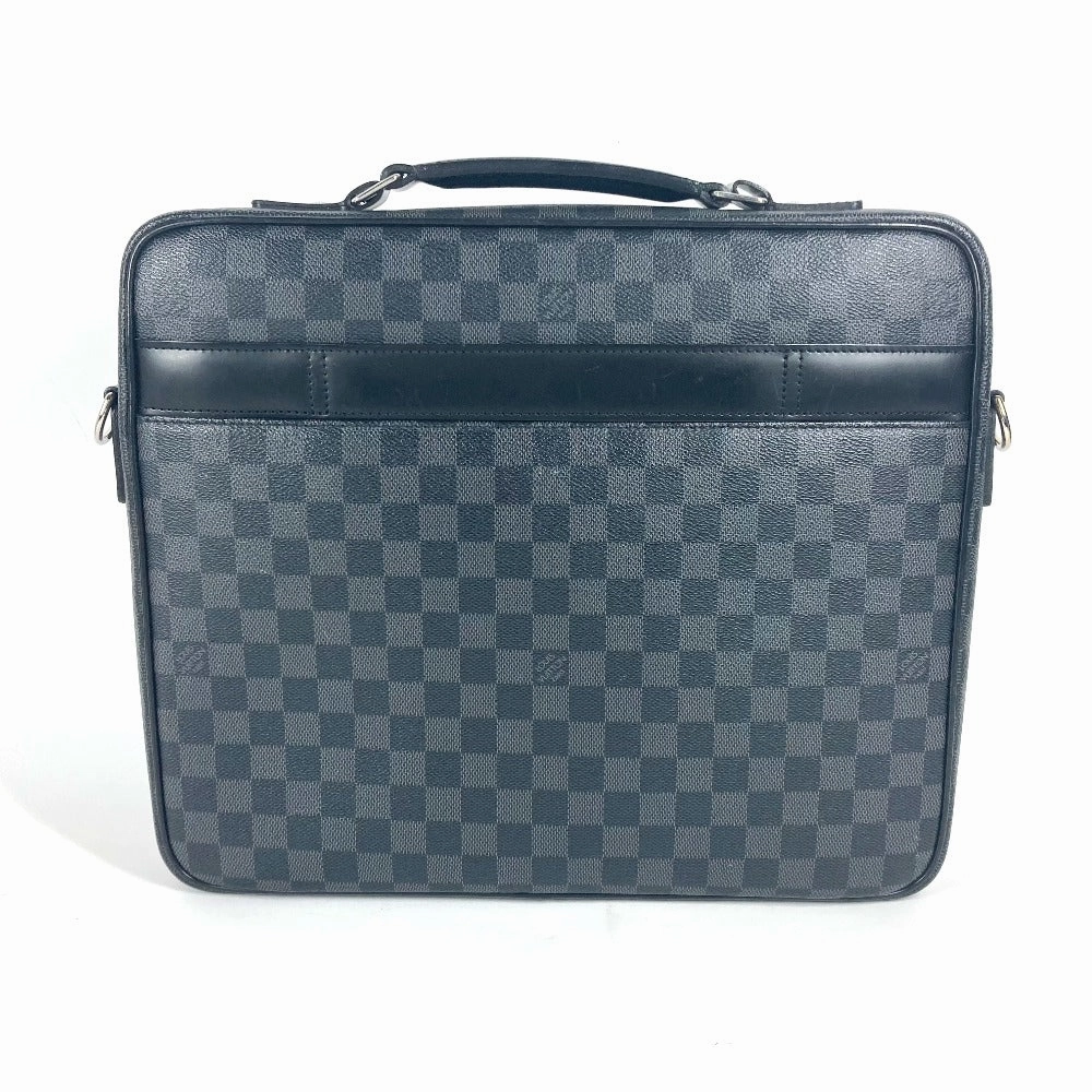 LOUIS VUITTON Business bag N58030 Damier Grafitto Canvas black Damier Graphite Crossbody Steve