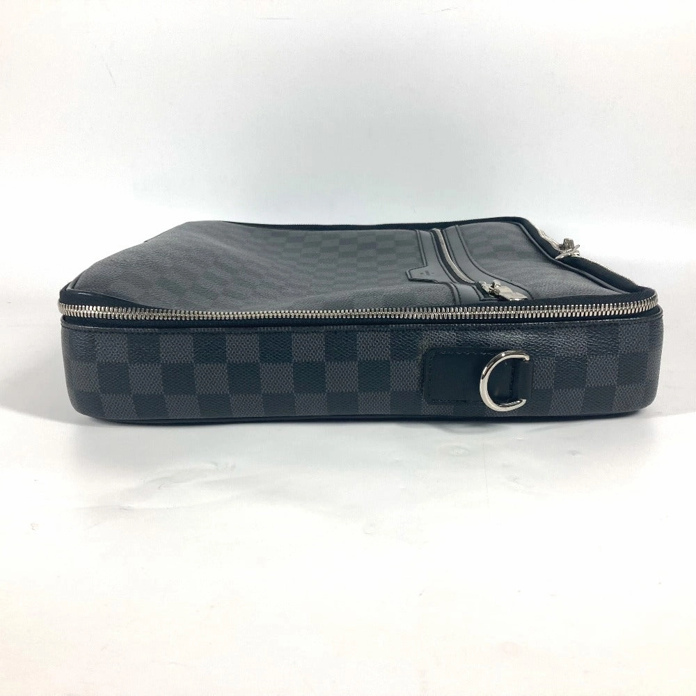 LOUIS VUITTON Business bag N58030 Damier Grafitto Canvas black Damier Graphite Crossbody Steve