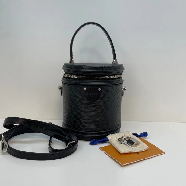 Louis Vuitton Cannes Black Epi Leather Crossbody Bag