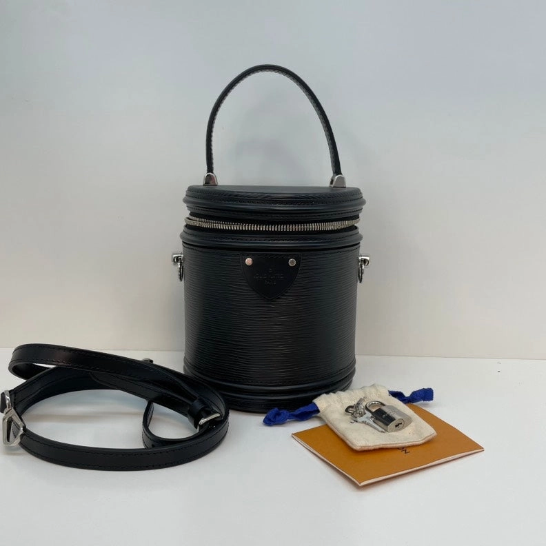 Louis Vuitton Cannes Black Epi Leather Crossbody Bag