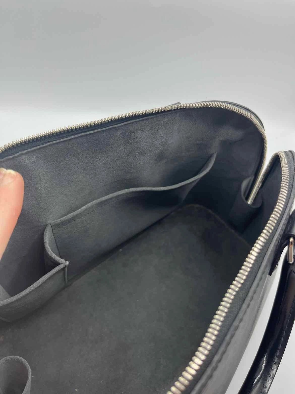Louis Vuitton Epi Alma PM Black Handbag